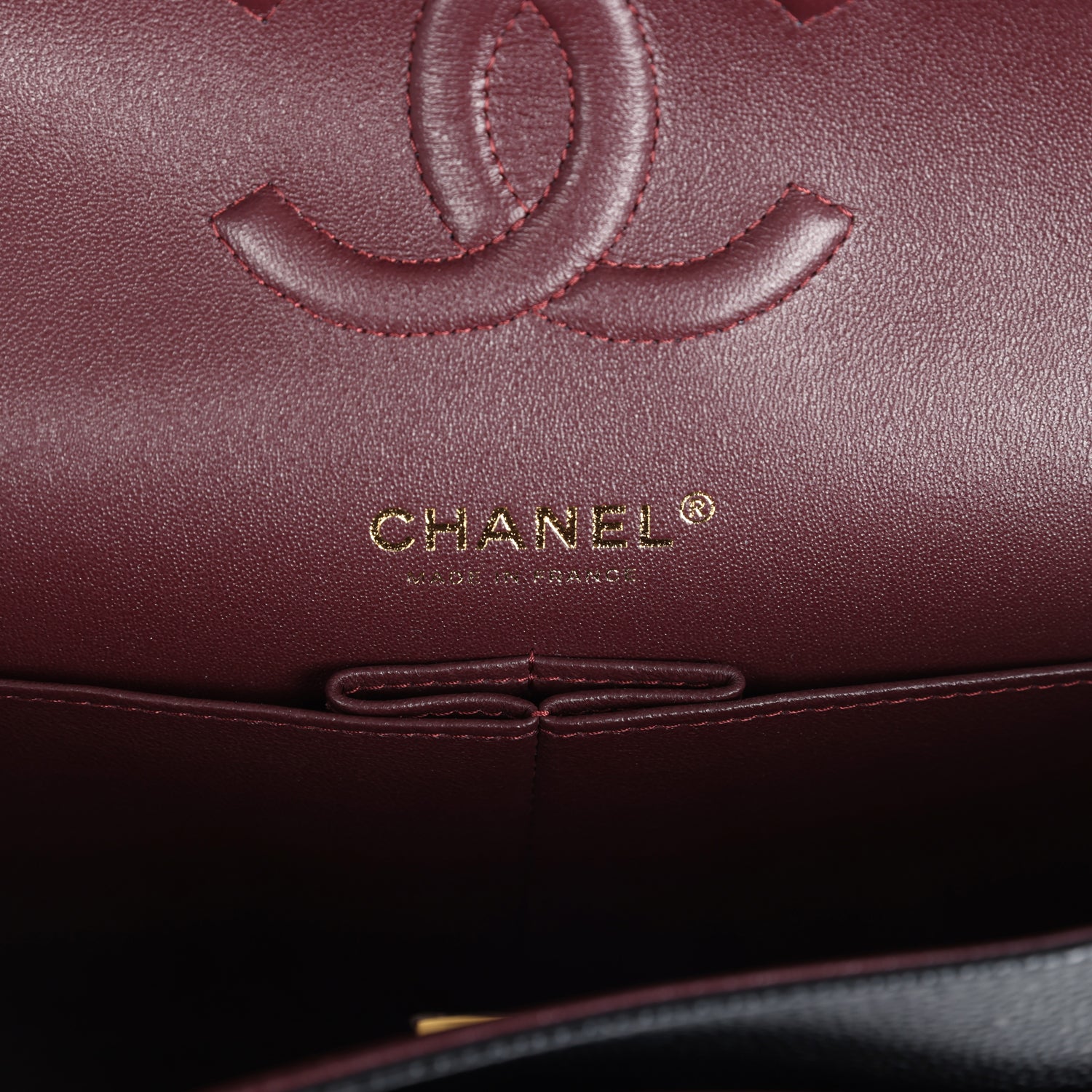 Chanel Medium Classic Double Flap Bag Black Caviar Gold Hardware
