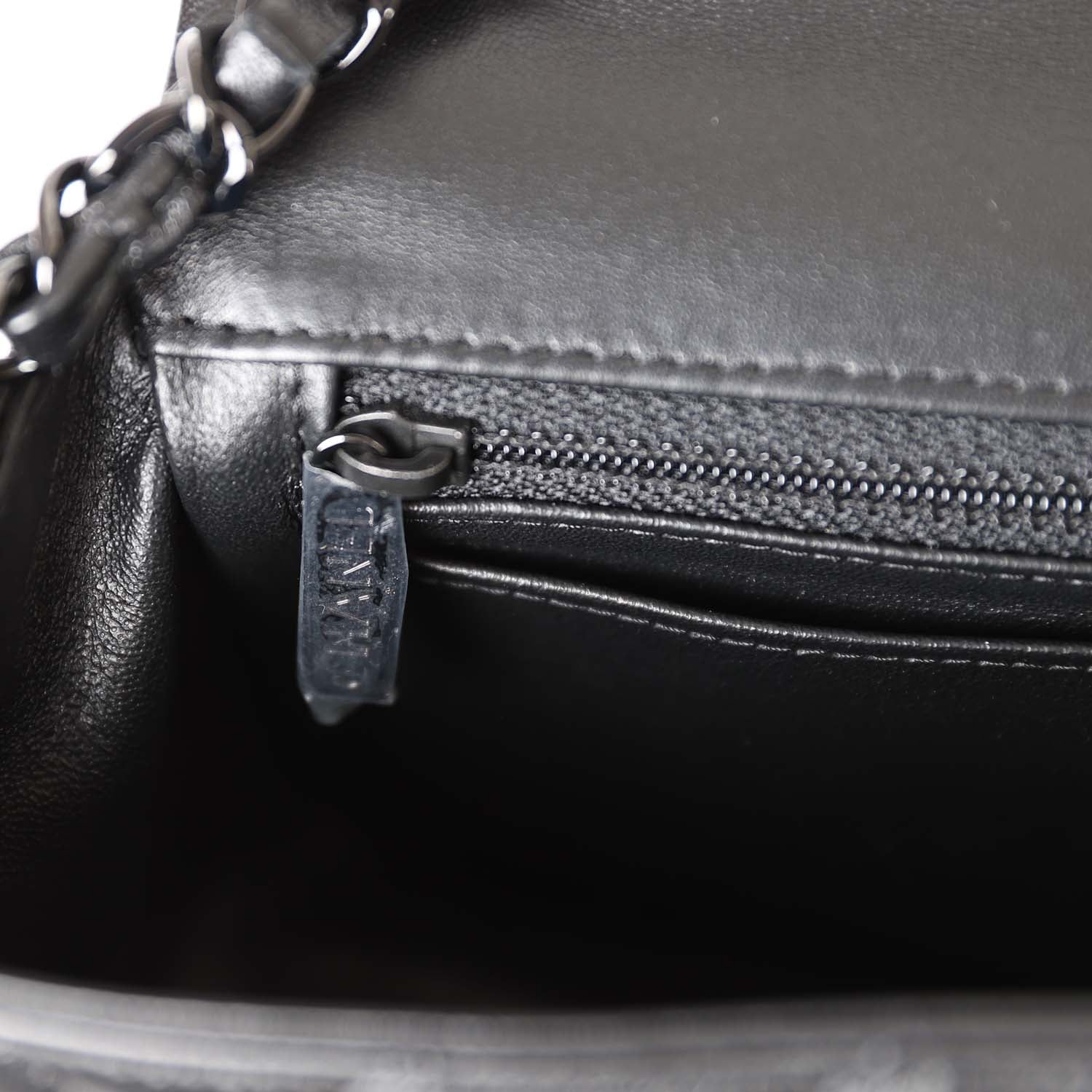 Chanel Mini Rectangular Flap Bag SO Black Lambskin Black Hardware