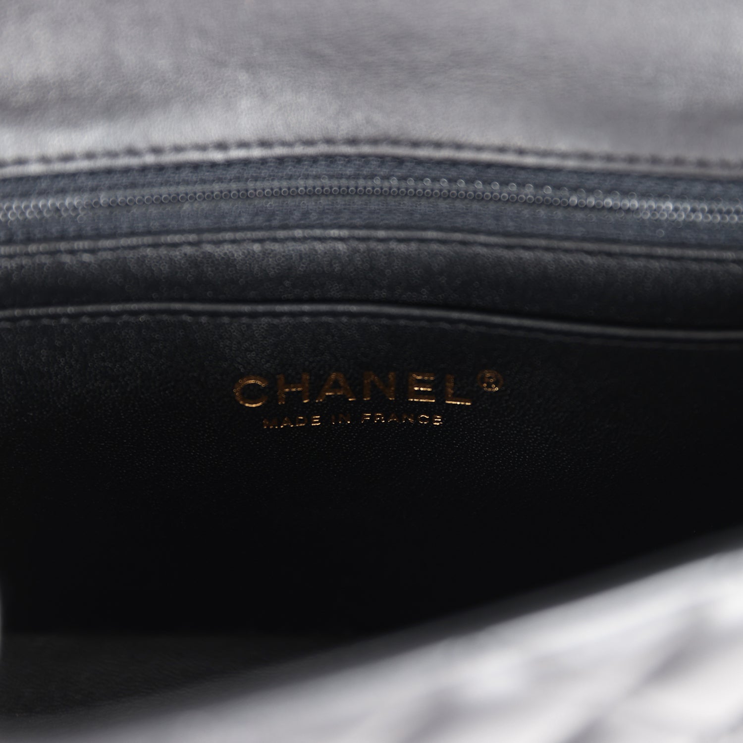Chanel Mini Classic Rectangular Flap Bag Black Lambskin Light Gold Hardware
