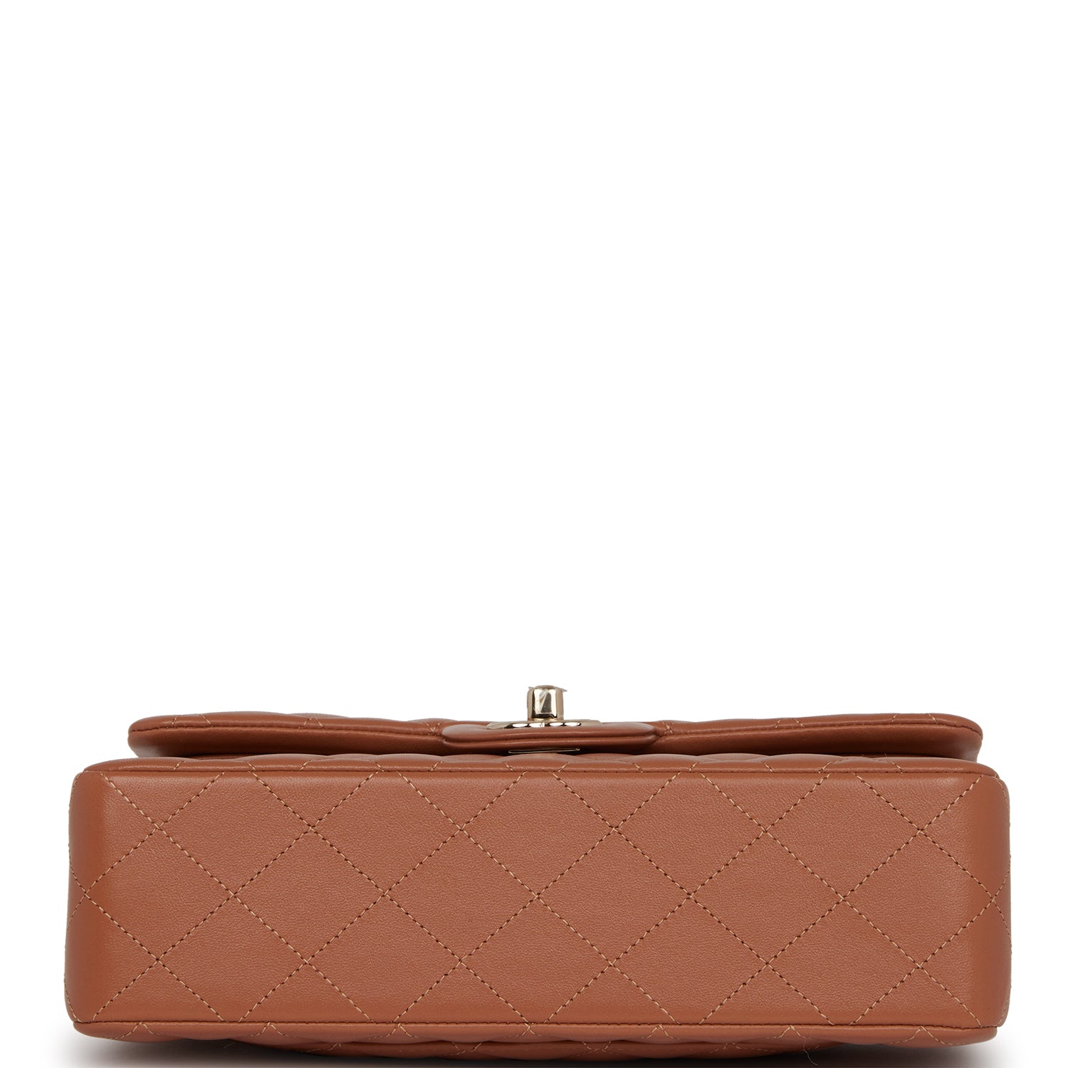 Chanel Small Classic Double Flap Bag Caramel Lambskin Light Gold Hardware