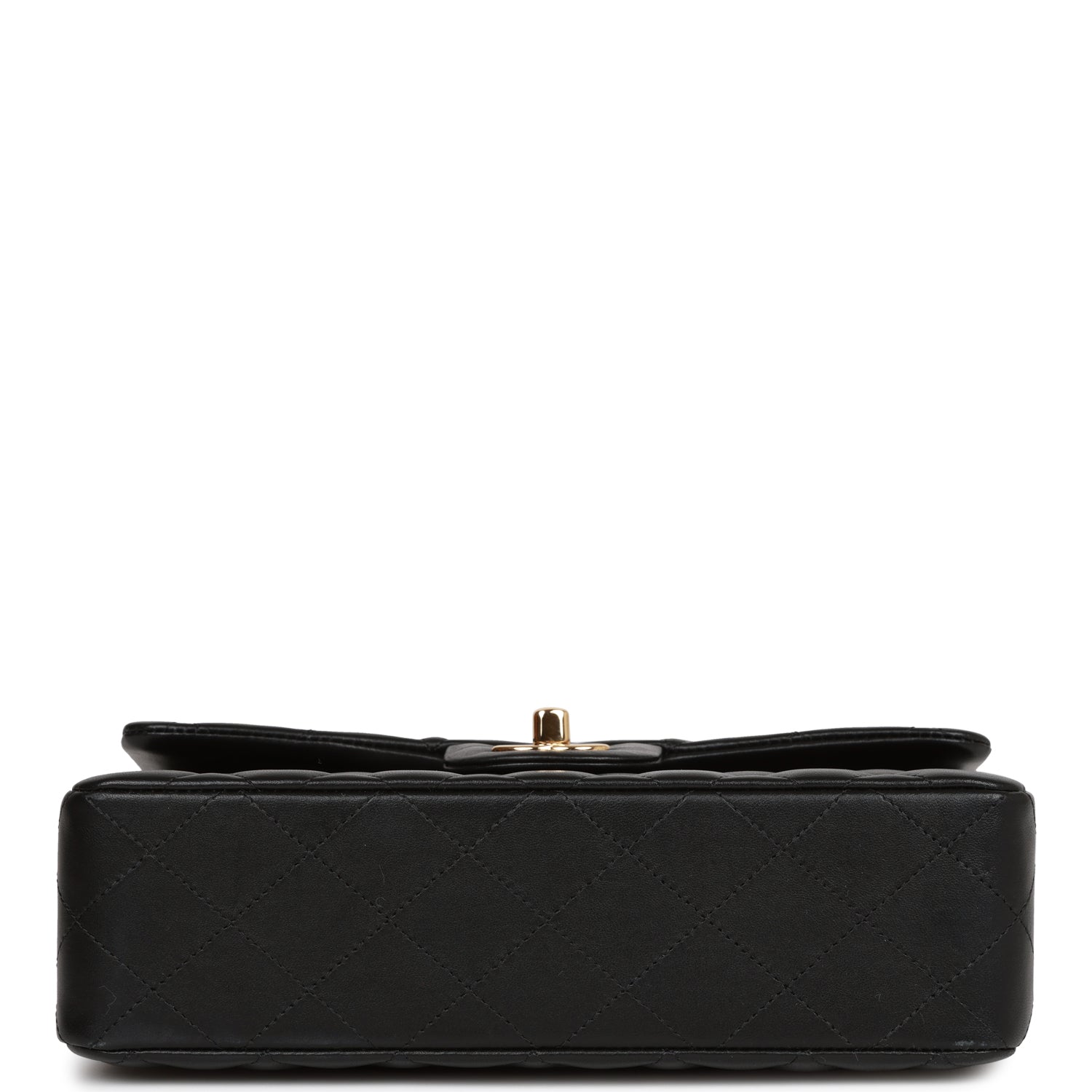 Chanel Small Classic Double Flap Bag Black Lambskin Gold Hardware