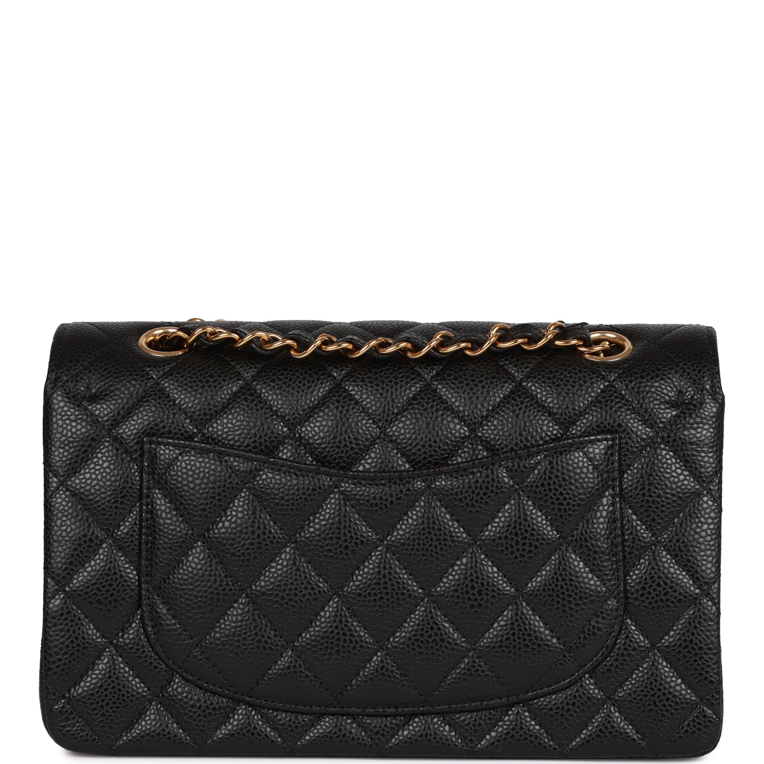 Chanel Small Classic Double Flap Black Caviar Gold Hardware