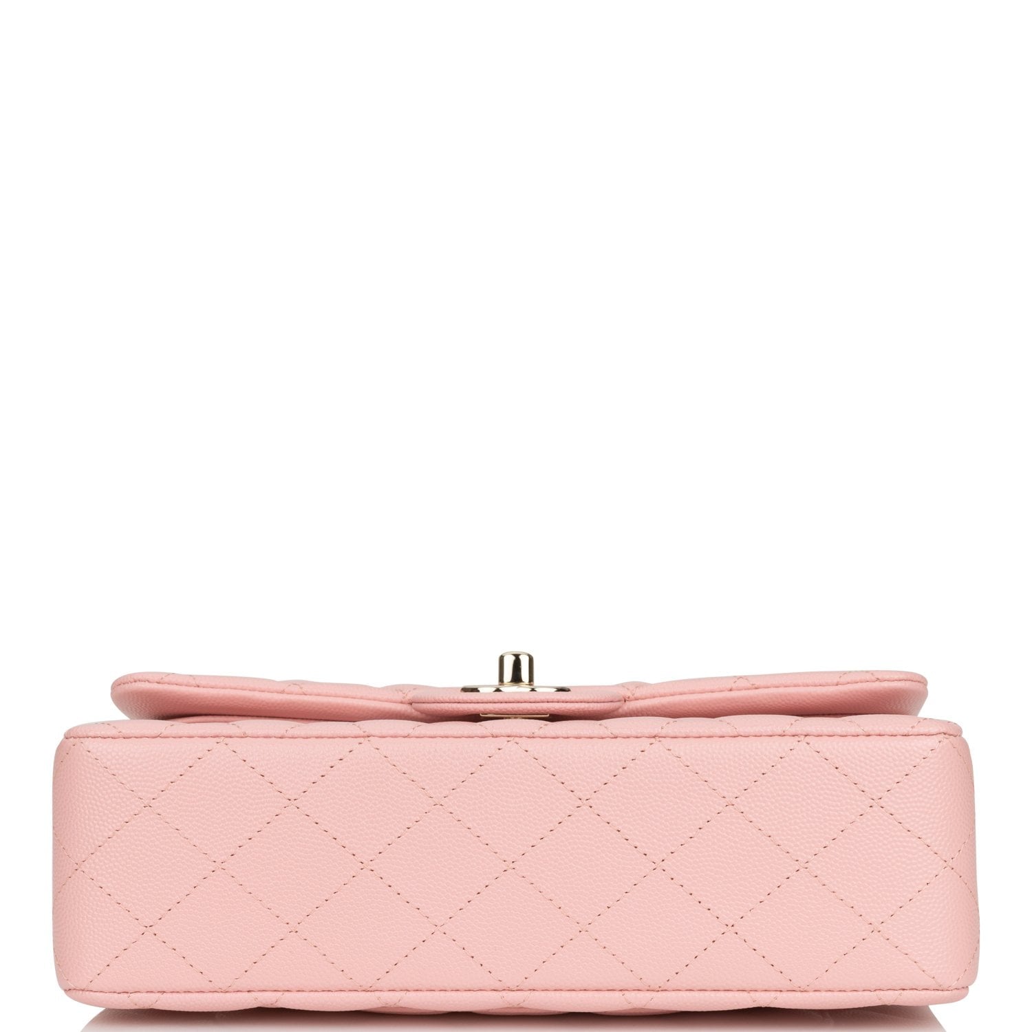 Chanel Small Classic Double Flap Pink Caviar Light Gold Hardware