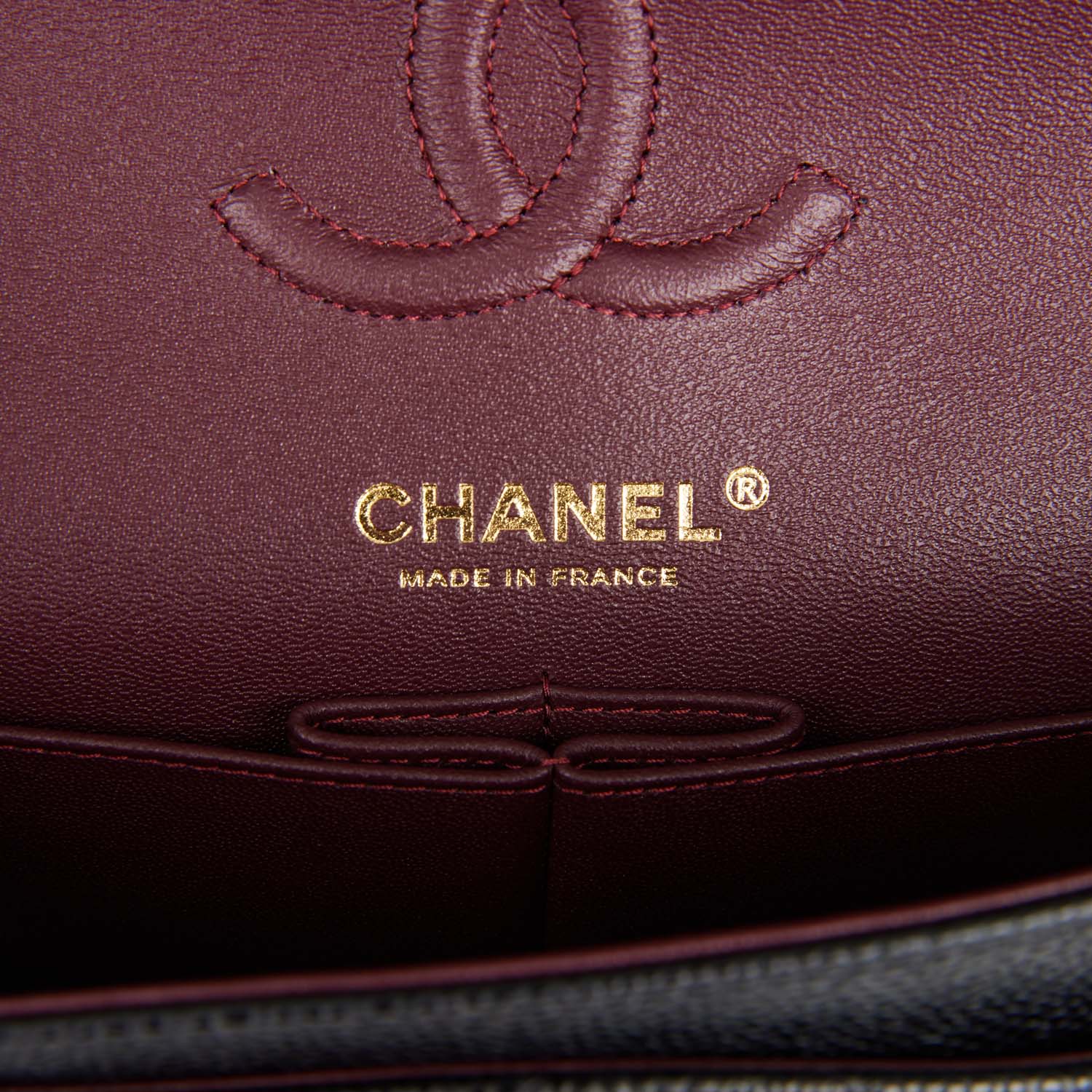 Chanel Small Classic Double Flap Black Caviar Gold Hardware