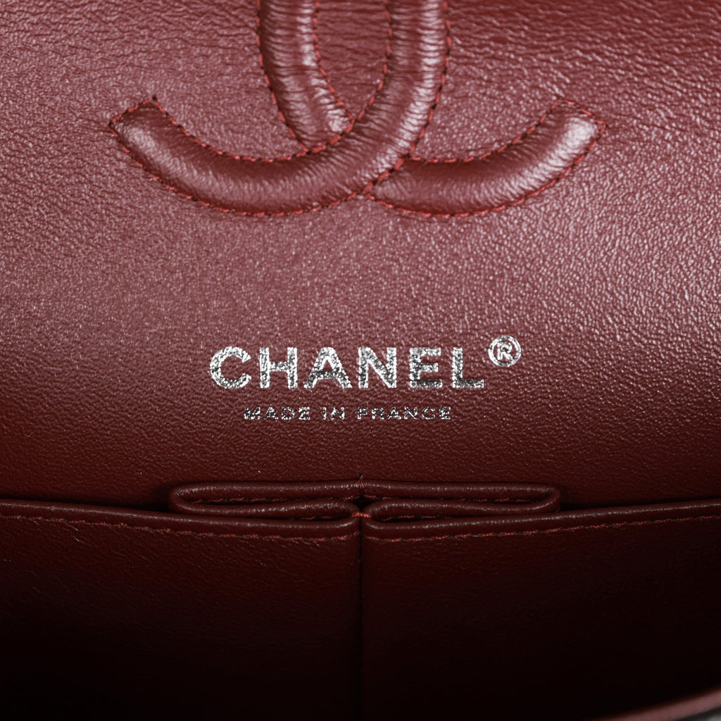 Chanel Small Classic Double Flap Black Caviar Silver Hardware