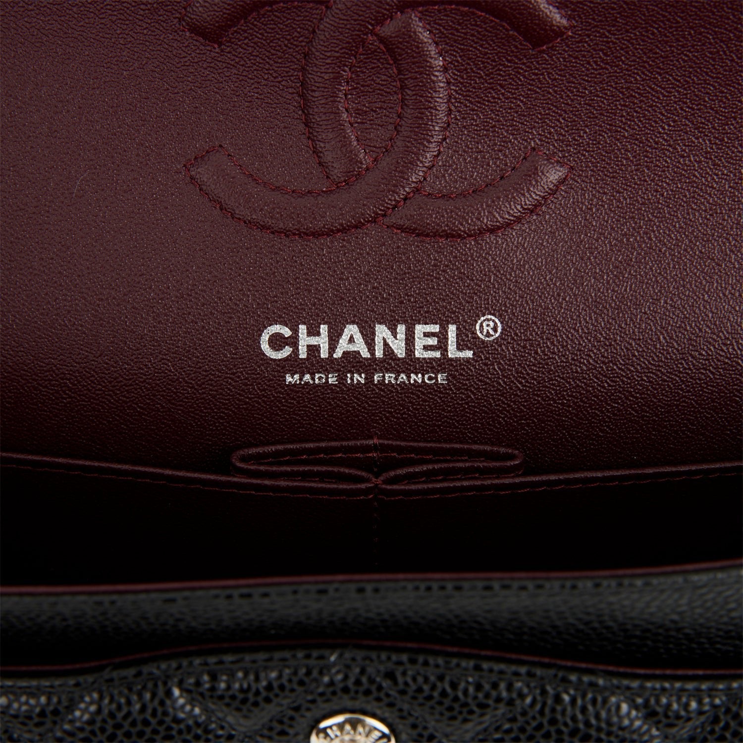 Chanel Small Classic Double Flap Black Caviar Silver Hardware