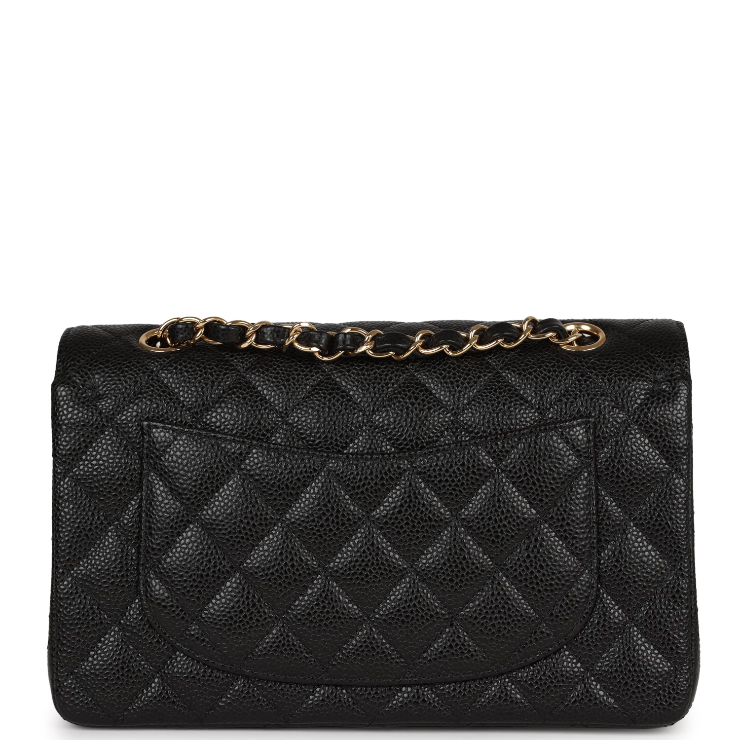 Chanel Small Classic Double Flap Black Caviar Gold Hardware