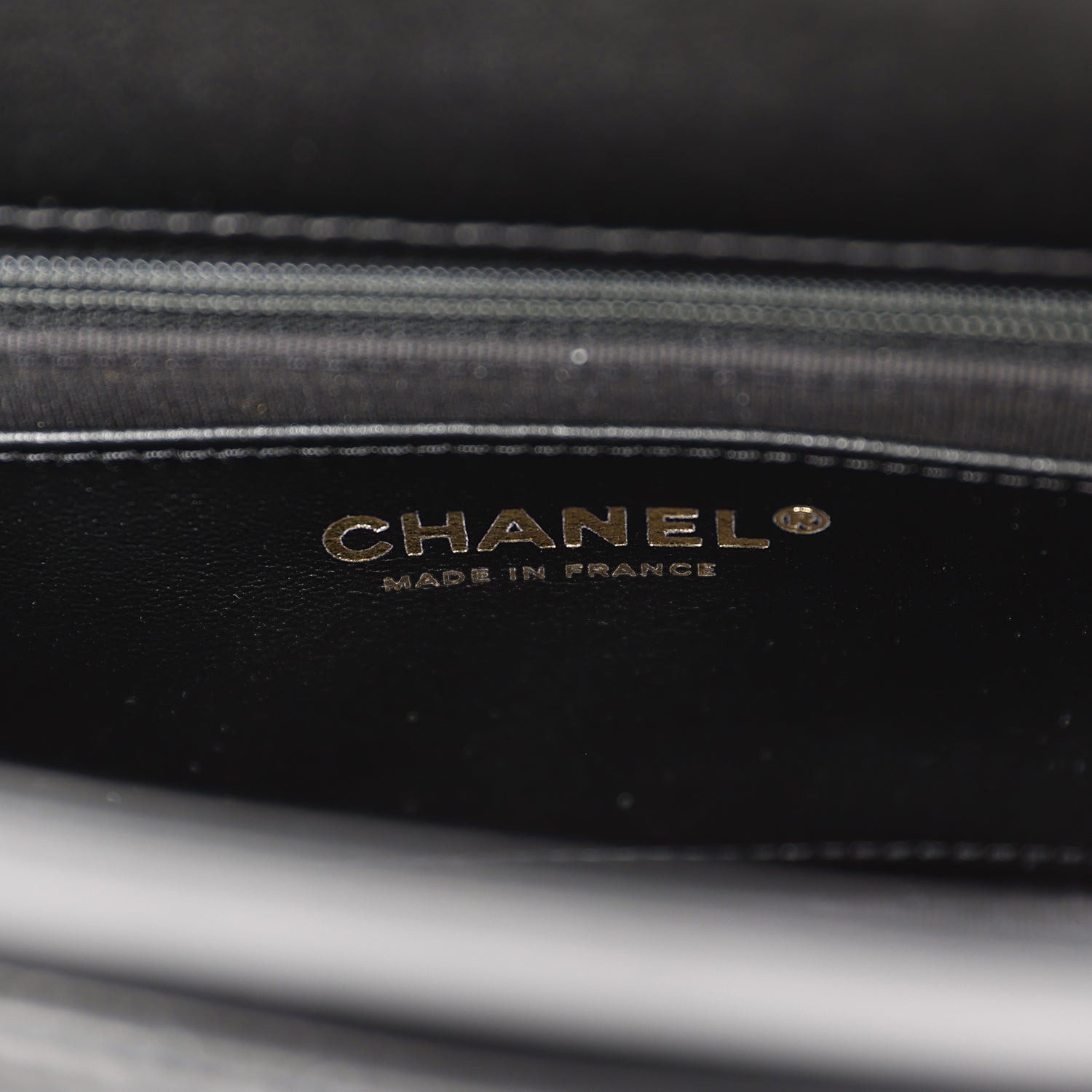 Chanel Small Classic Flap Black and Beige Lambskin Light Gold Hardware