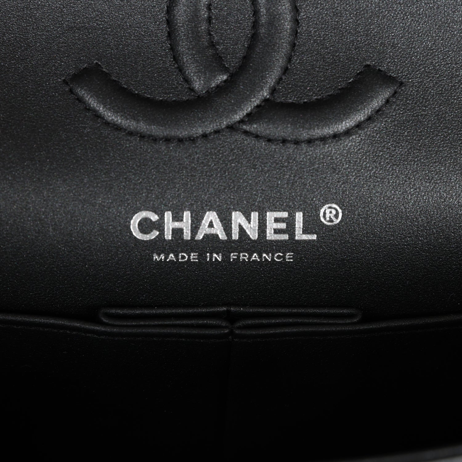 Chanel Small Classic Double Flap Bag SO Black Iridescent Lambskin Black Hardware
