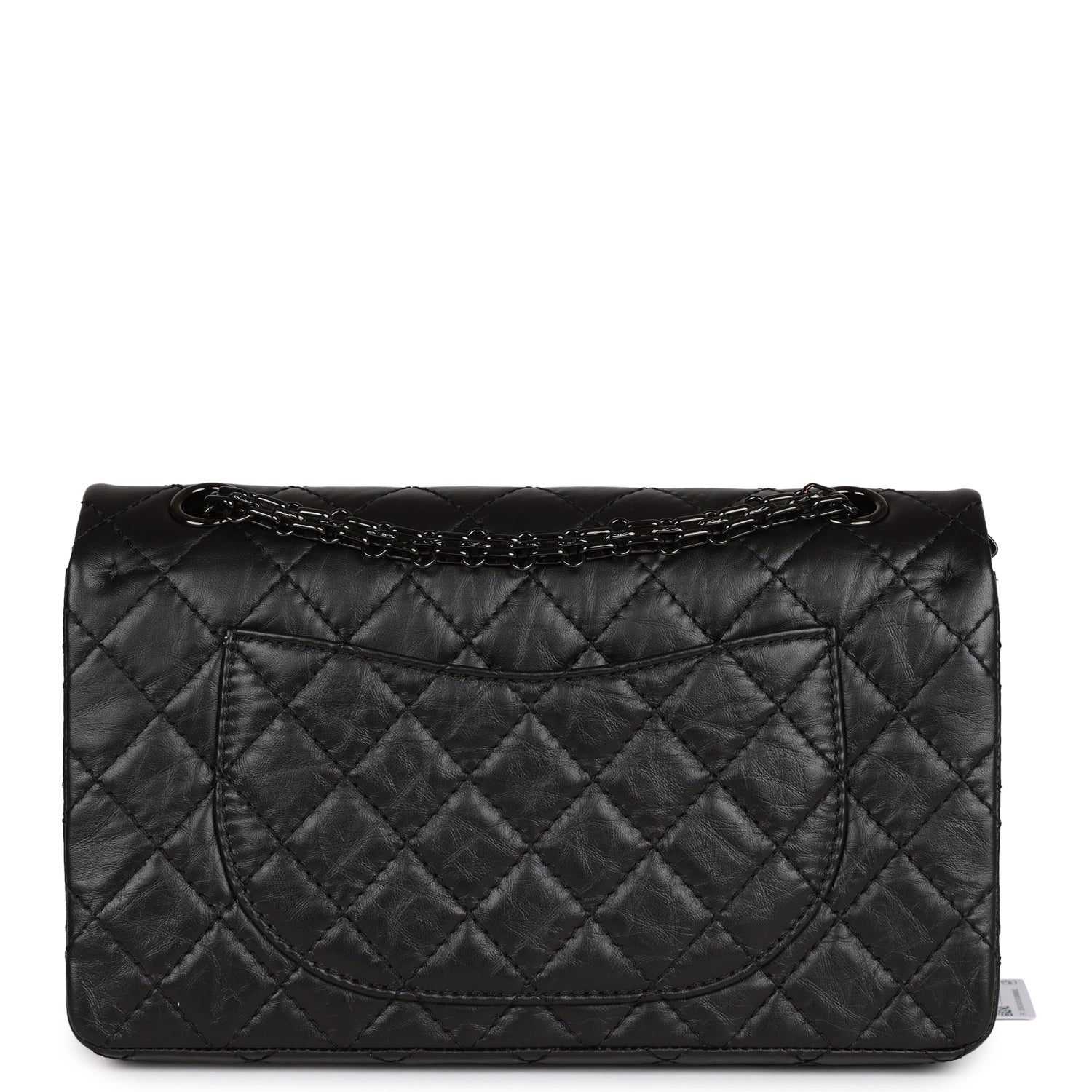 Chanel Small Reissue 226 2.55 SO Black Aged Calfskin Black Hardware