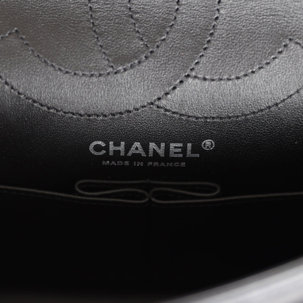 Chanel Small Reissue 226 2.55 SO Black Aged Calfskin Black Hardware