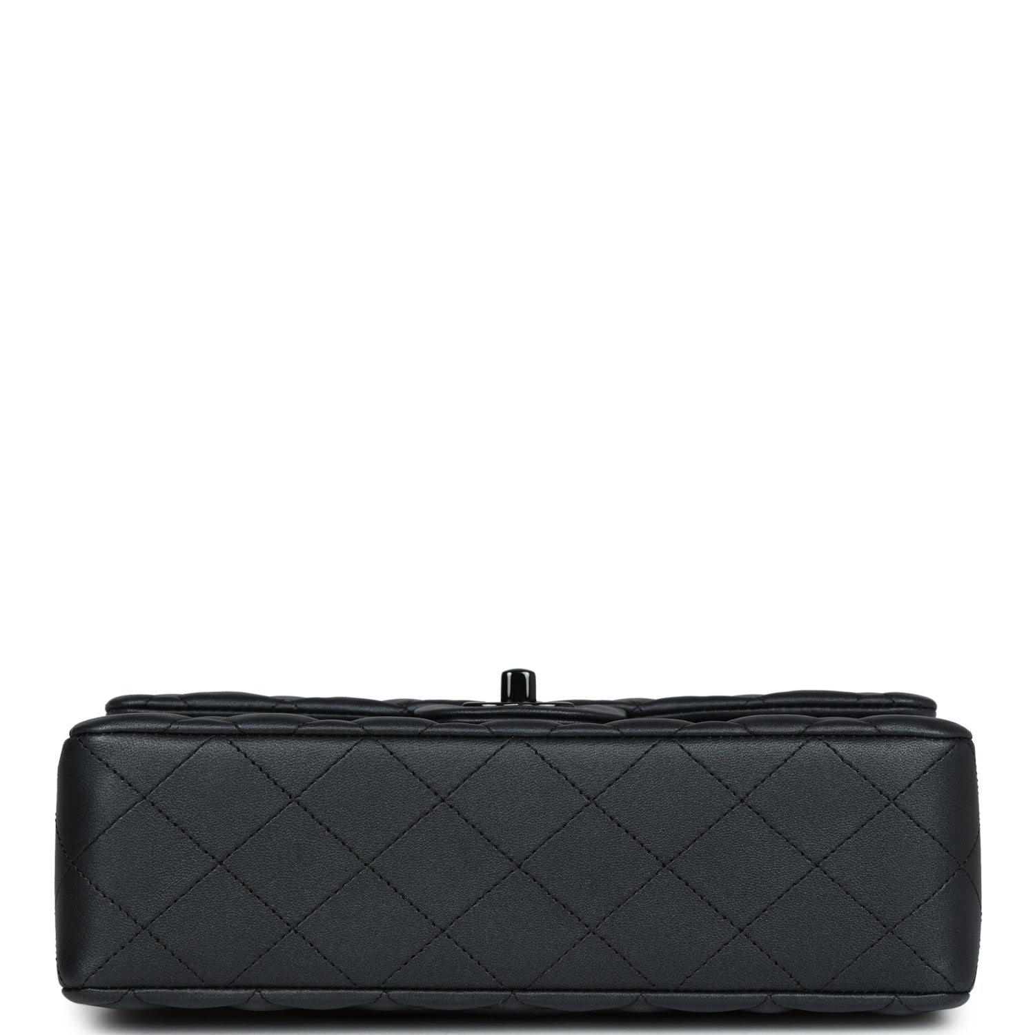 Chanel Small Classic Double Flap Bag SO Black Iridescent Lambskin Black Hardware