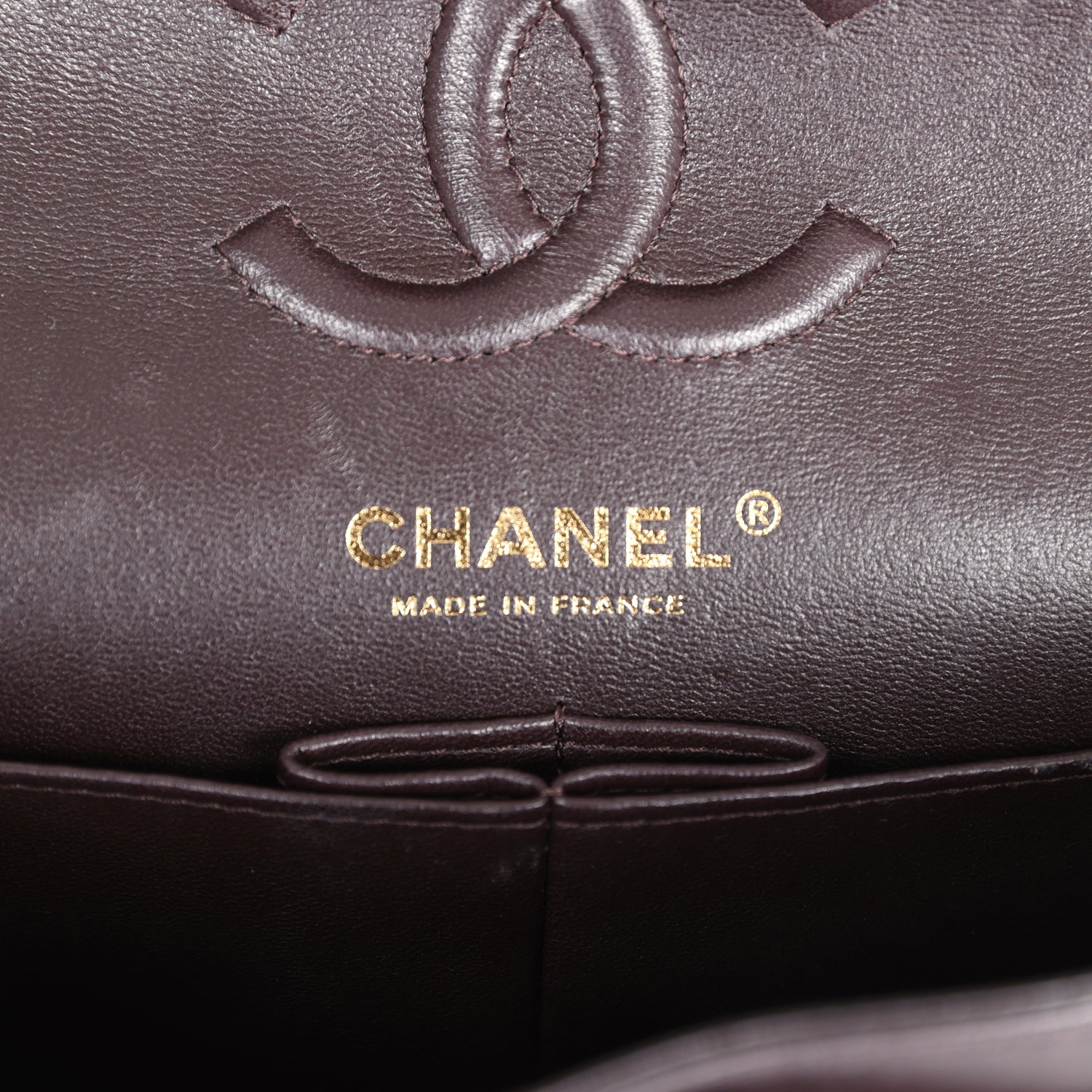 Chanel Small Classic Double Flap Bag Brown Lambskin Light Gold Hardware