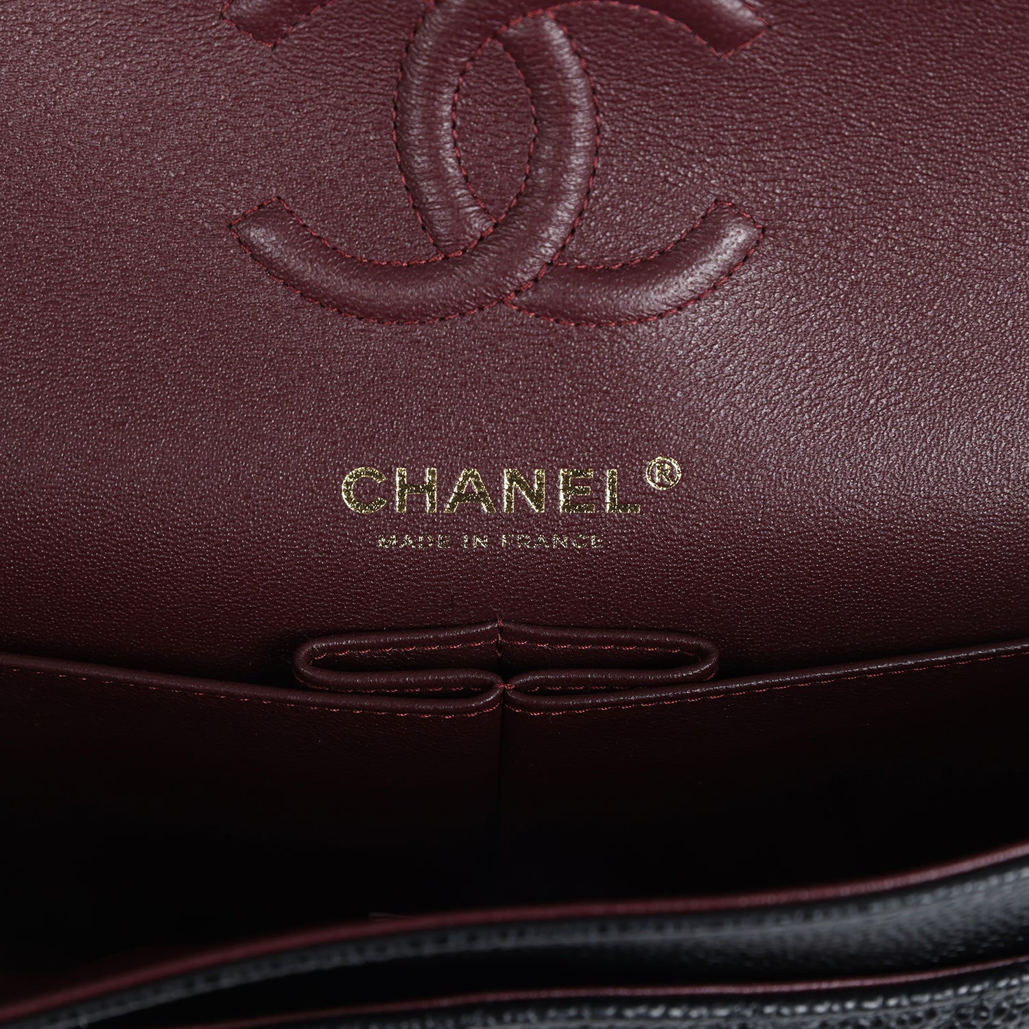 Chanel Small Classic Double Flap Bag Black Caviar Gold Hardware
