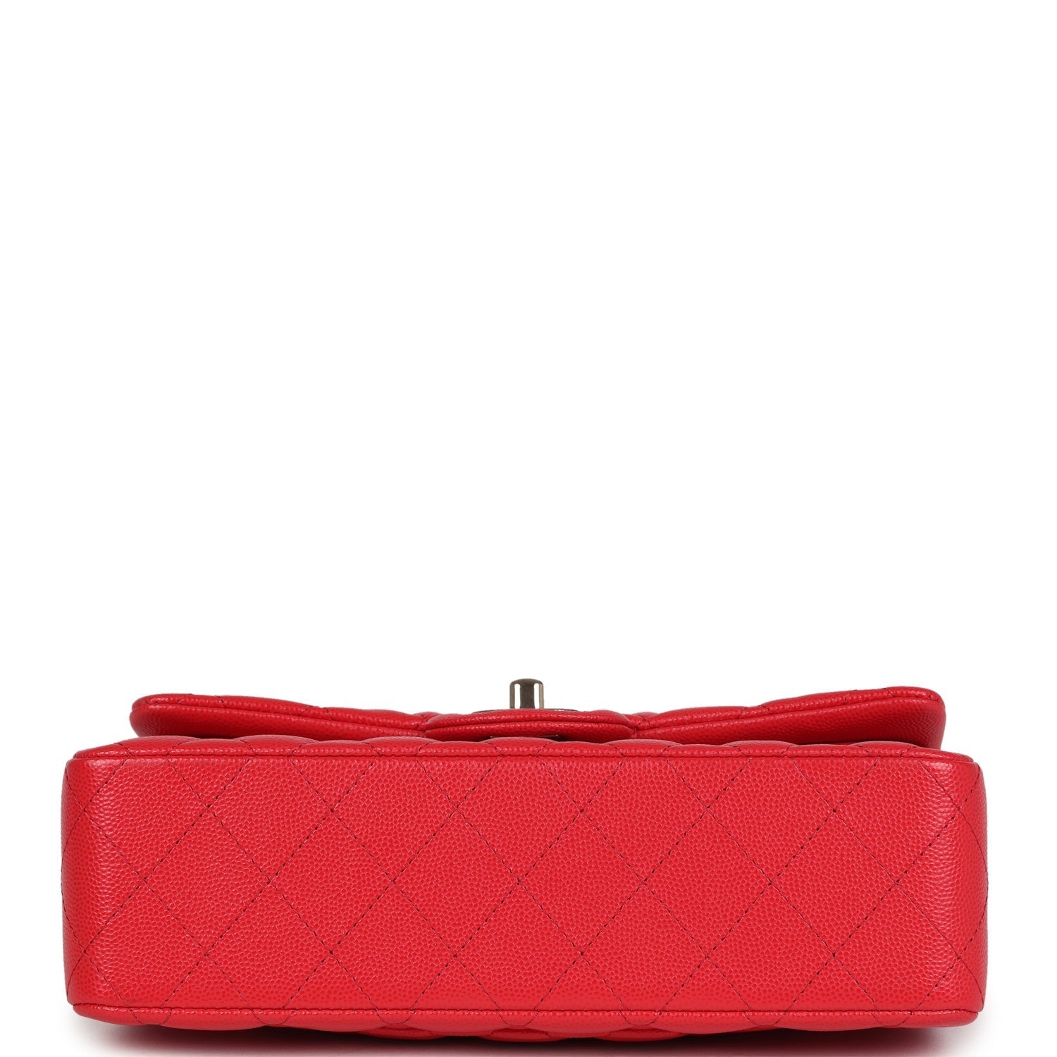 Chanel Small Classic Double Flap Bag Red Shiny Caviar Light Gold Hardware