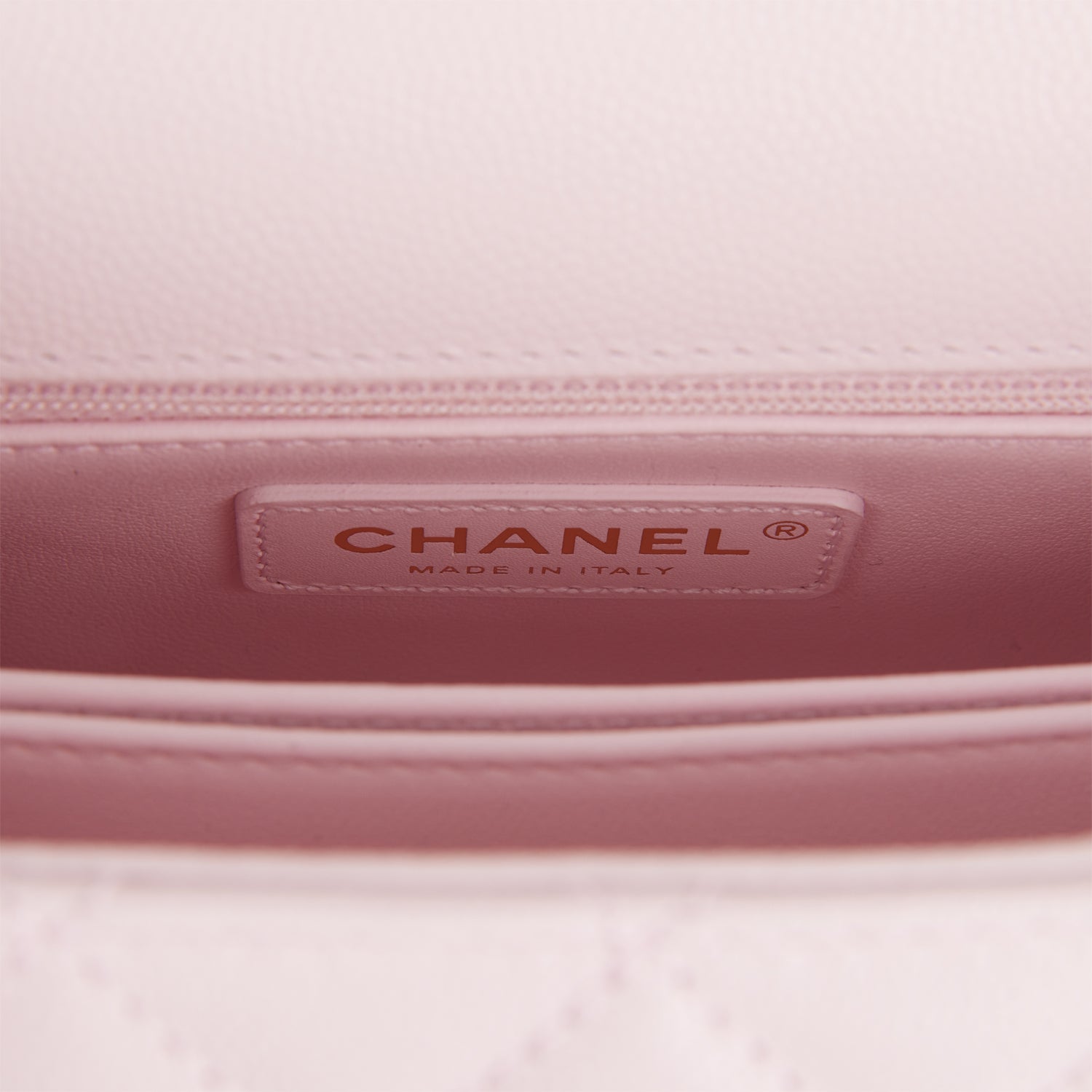 Chanel Small Coco Handle Flap Bag Light Pink Caviar Light Gold Hardware