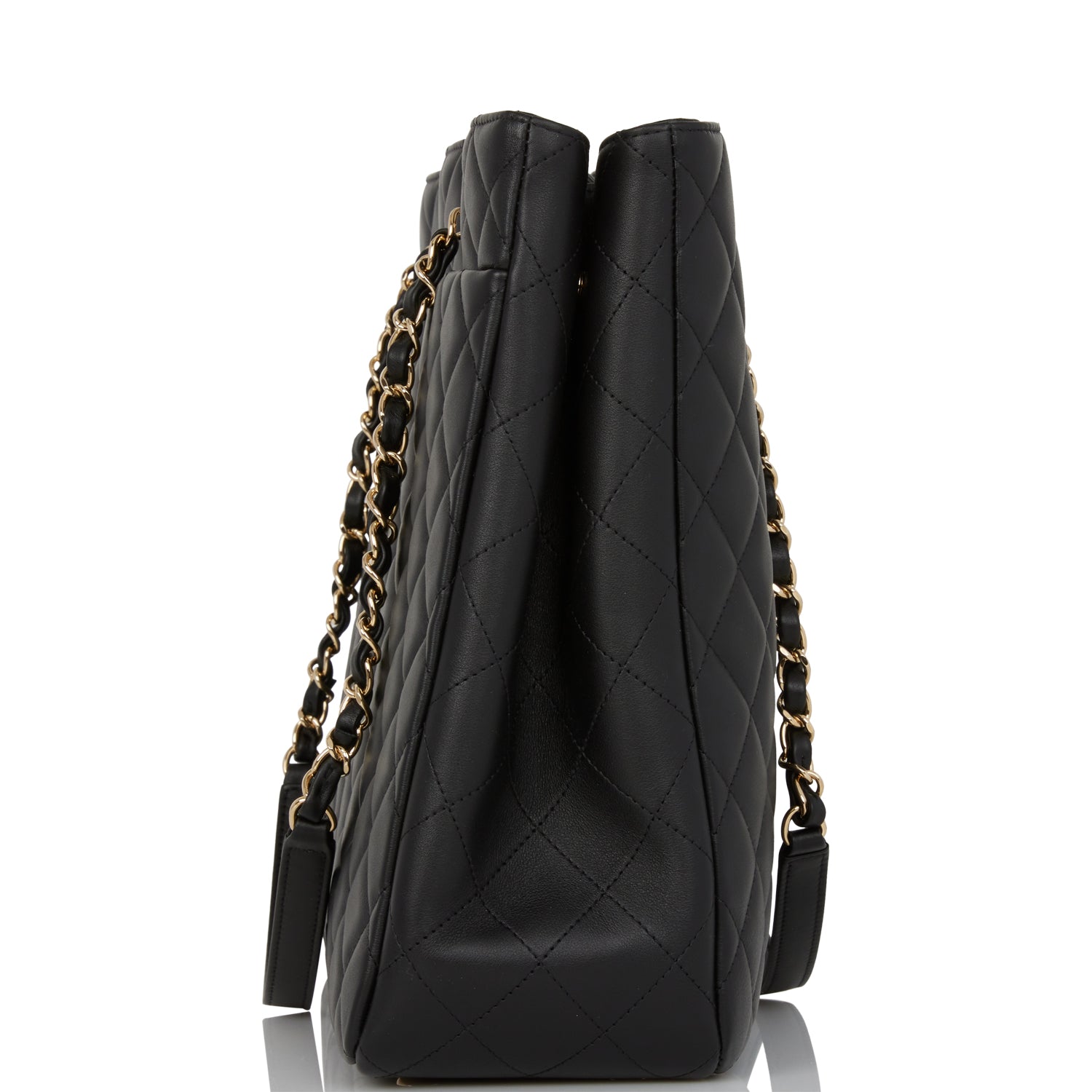 Chanel Timeless Tote Bag Black Calfskin Gold Hardware