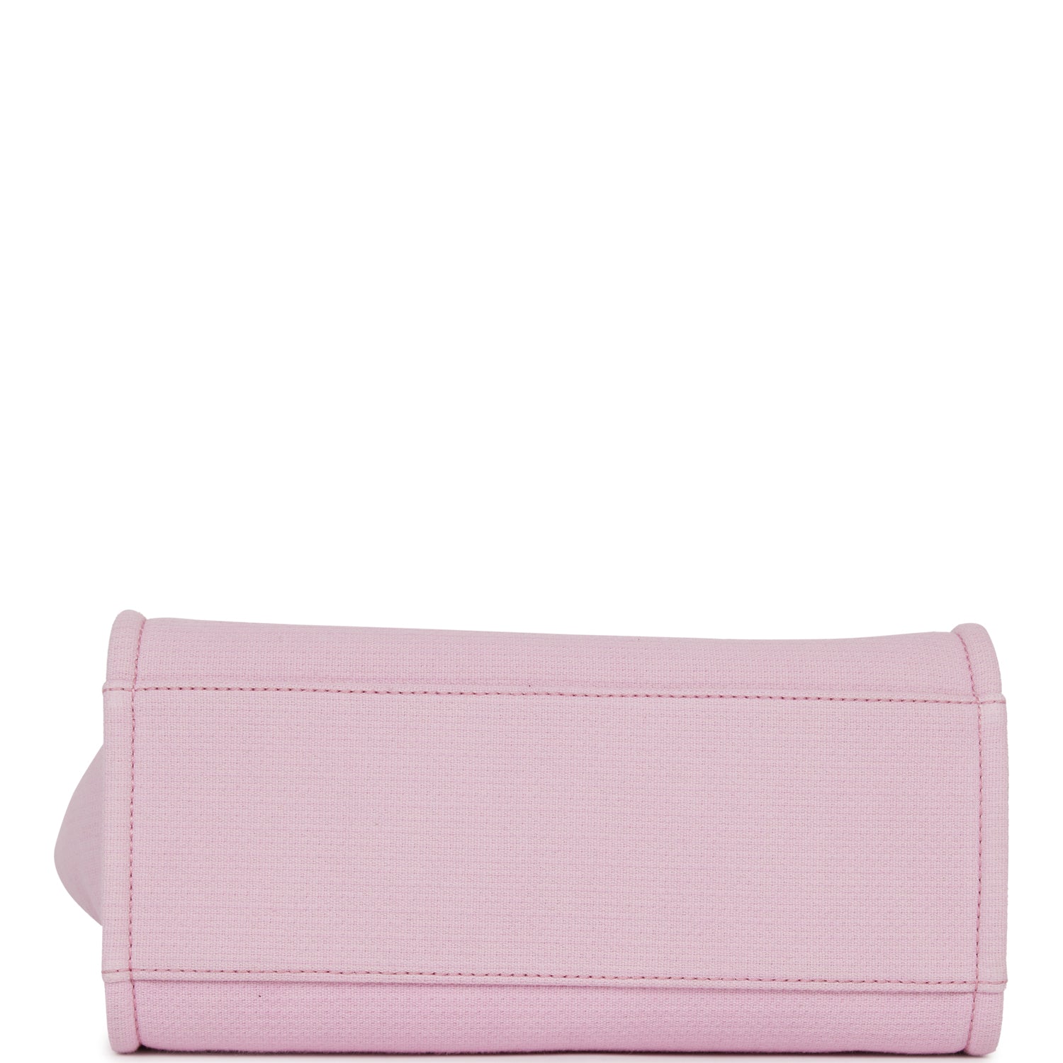 Chanel Small Deauville Shopping Bag Pink Boucle Silver Hardware