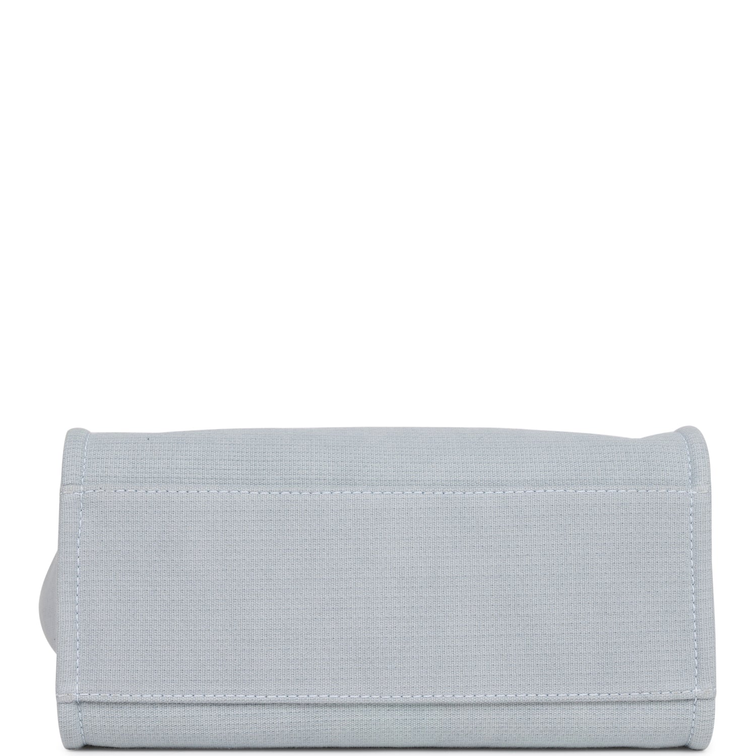 Chanel Small Deauville Shopping Tote Blue Boucle Silver Hardware