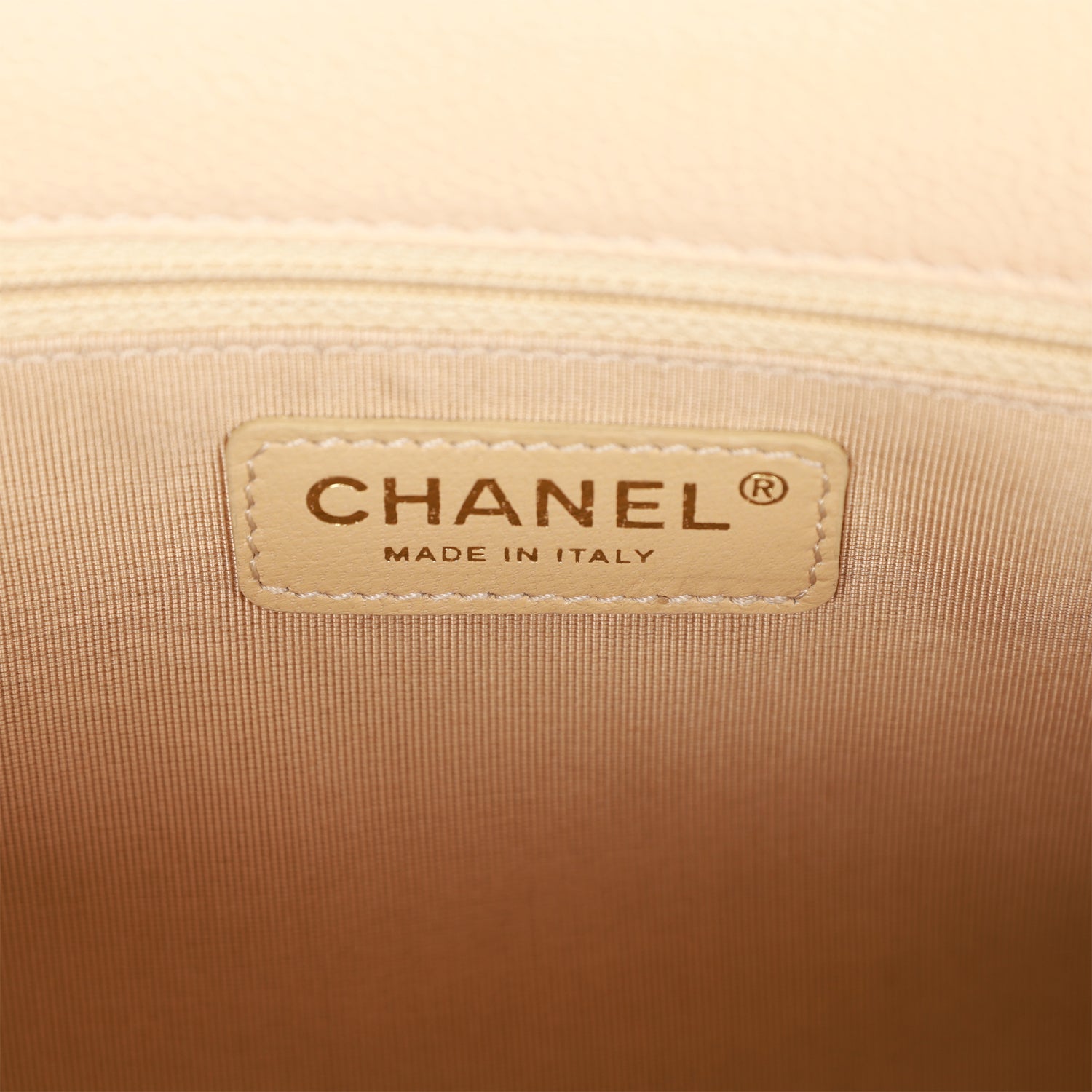 Chanel Grand Shopping Tote (GST) Bag Beige Caviar Gold Hardware