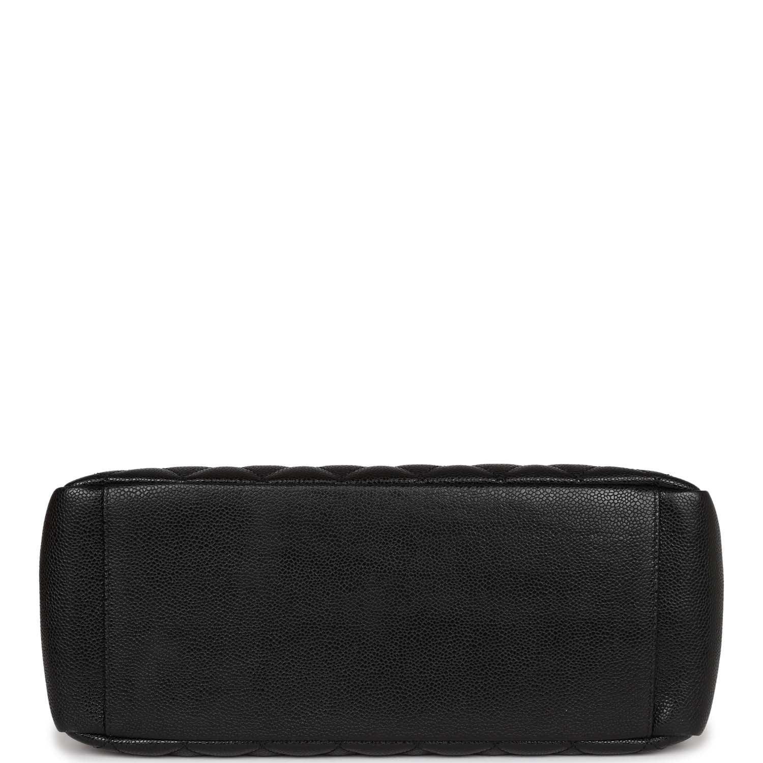 Chanel Grand Shopping Tote (GST) Bag Black Caviar Silver Hardware