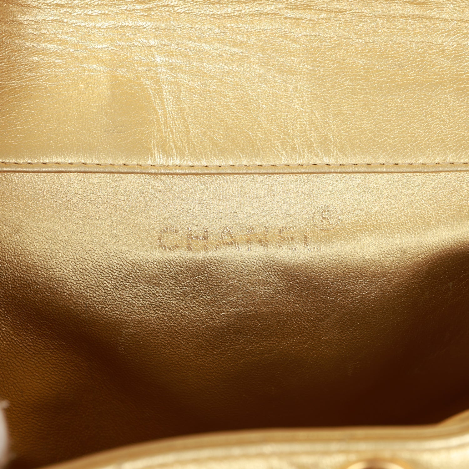 Chanel Vintage Duma Backpack Gold Metallic Lambskin Gold Hardware