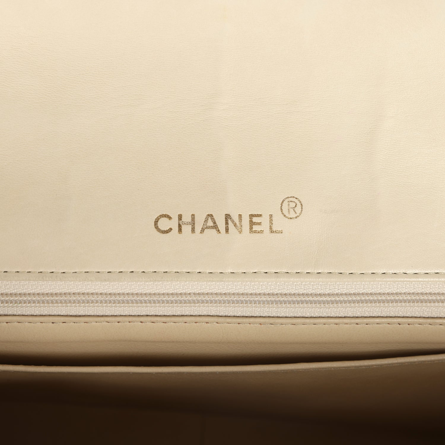 Custom Swarovski Crystal Chanel Vintage Medium Diana Flap Bag Beige Lambskin Gold Hardware