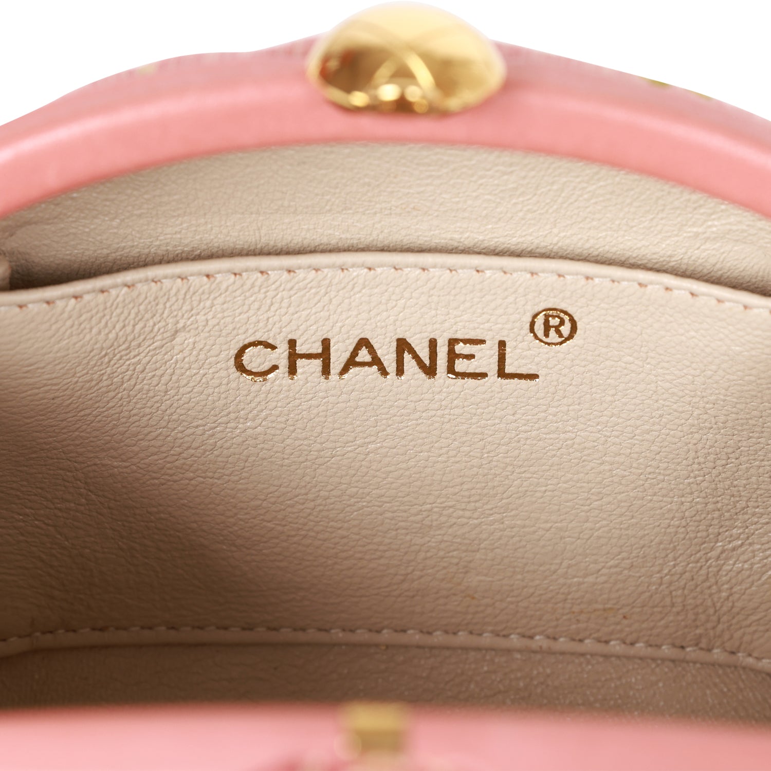 Chanel Vintage Timeless Clutch Rose Pink Brocade Silk Gold Hardware