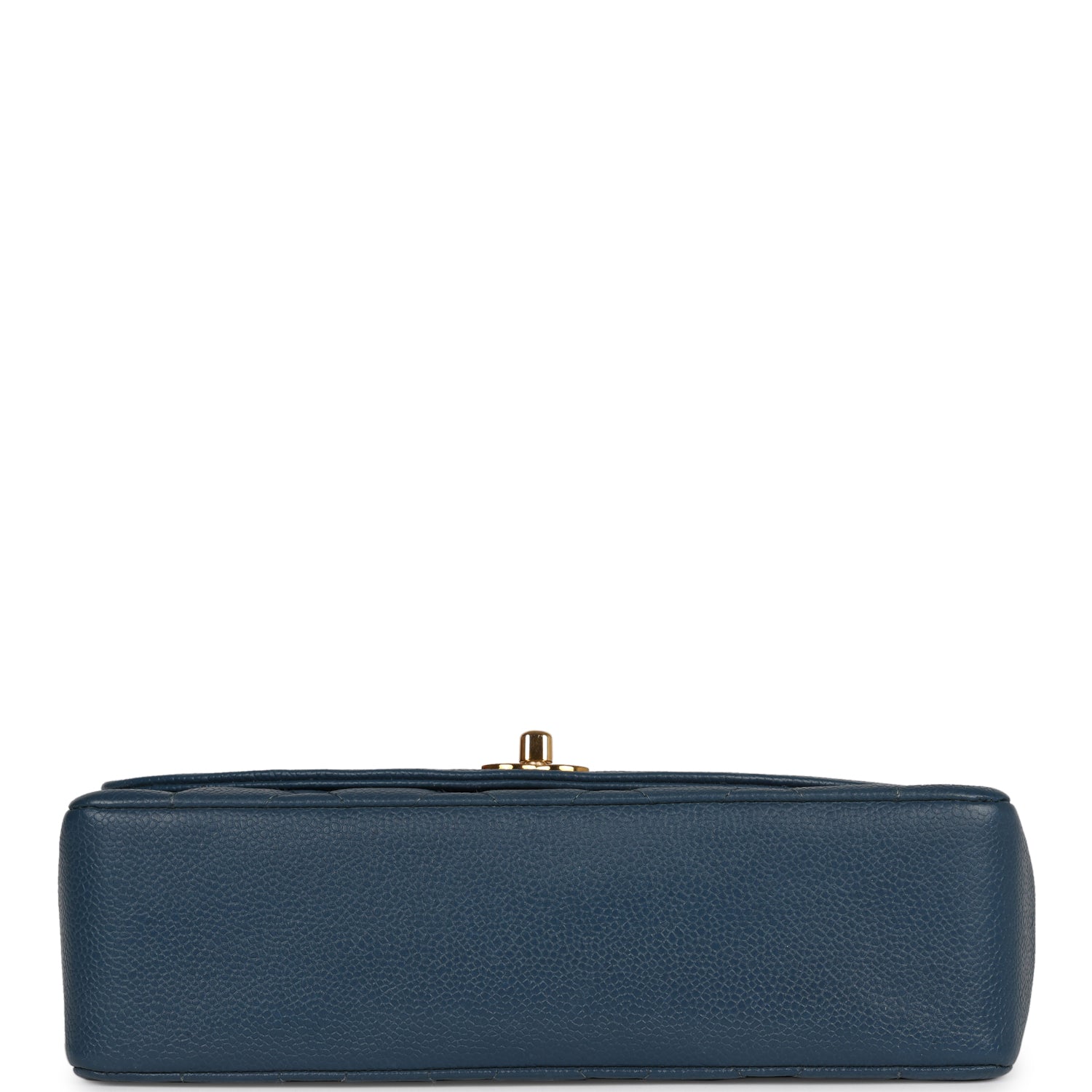 Chanel Vintage Medium Diana Flap Bag Blue Caviar Gold Hardware