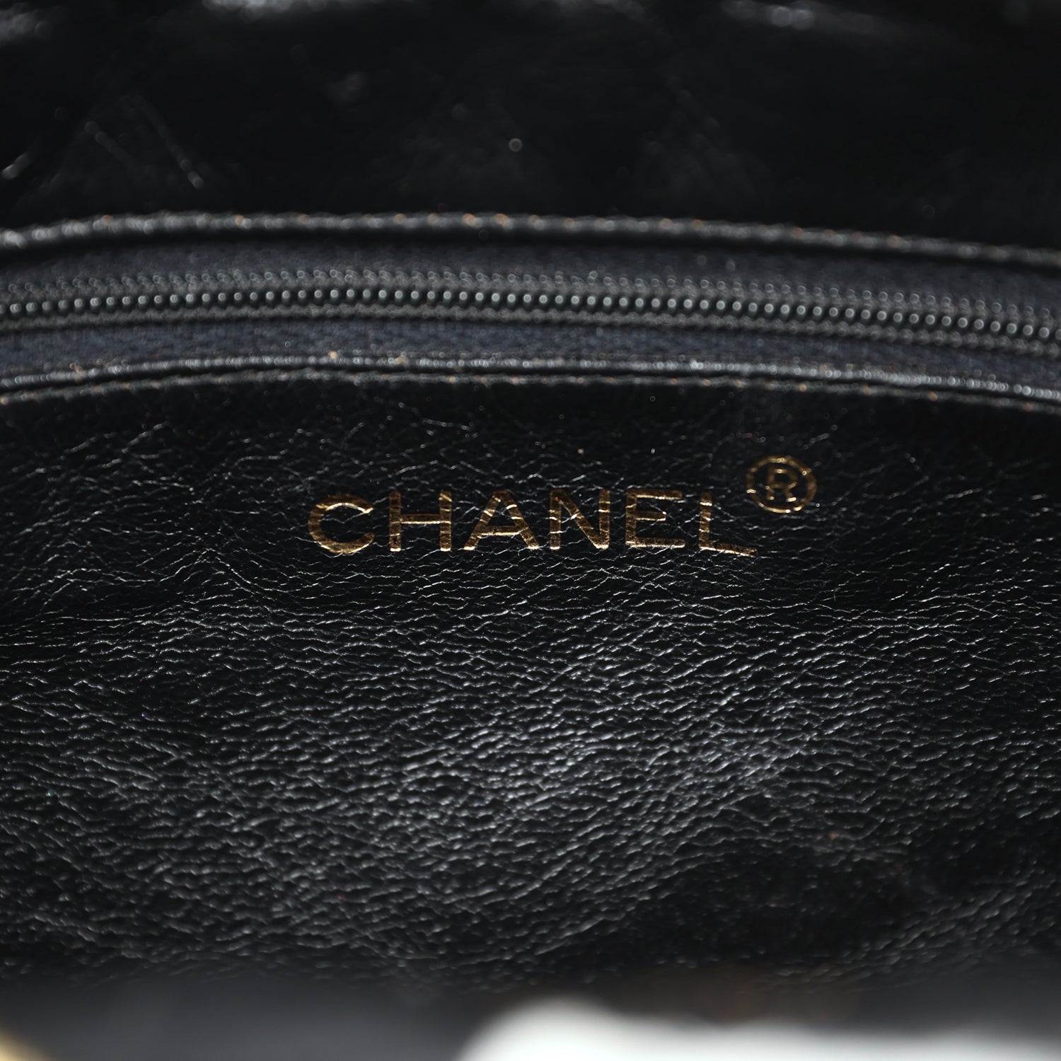 Chanel Vintage Quilted Front Pocket Camera Bag Black Lambskin Gold Hardware