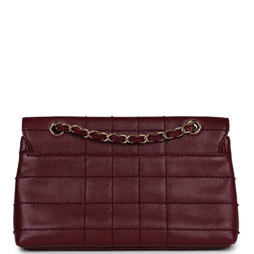 Chanel Vintage Wild Stitch Full Flap Burgundy Caviar Gold Hardware