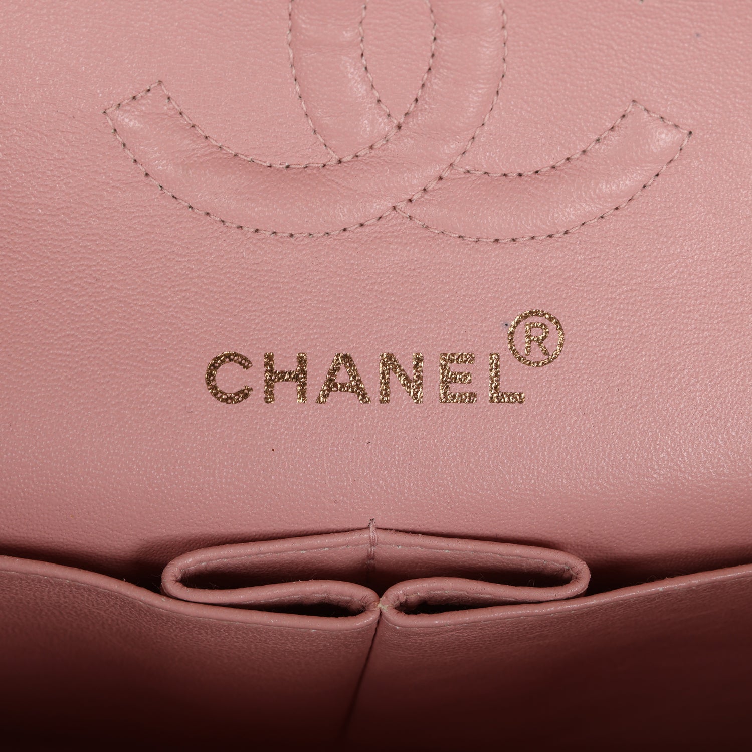 Chanel Vintage Small Classic Double Flap Pink Lambskin Gold Hardware