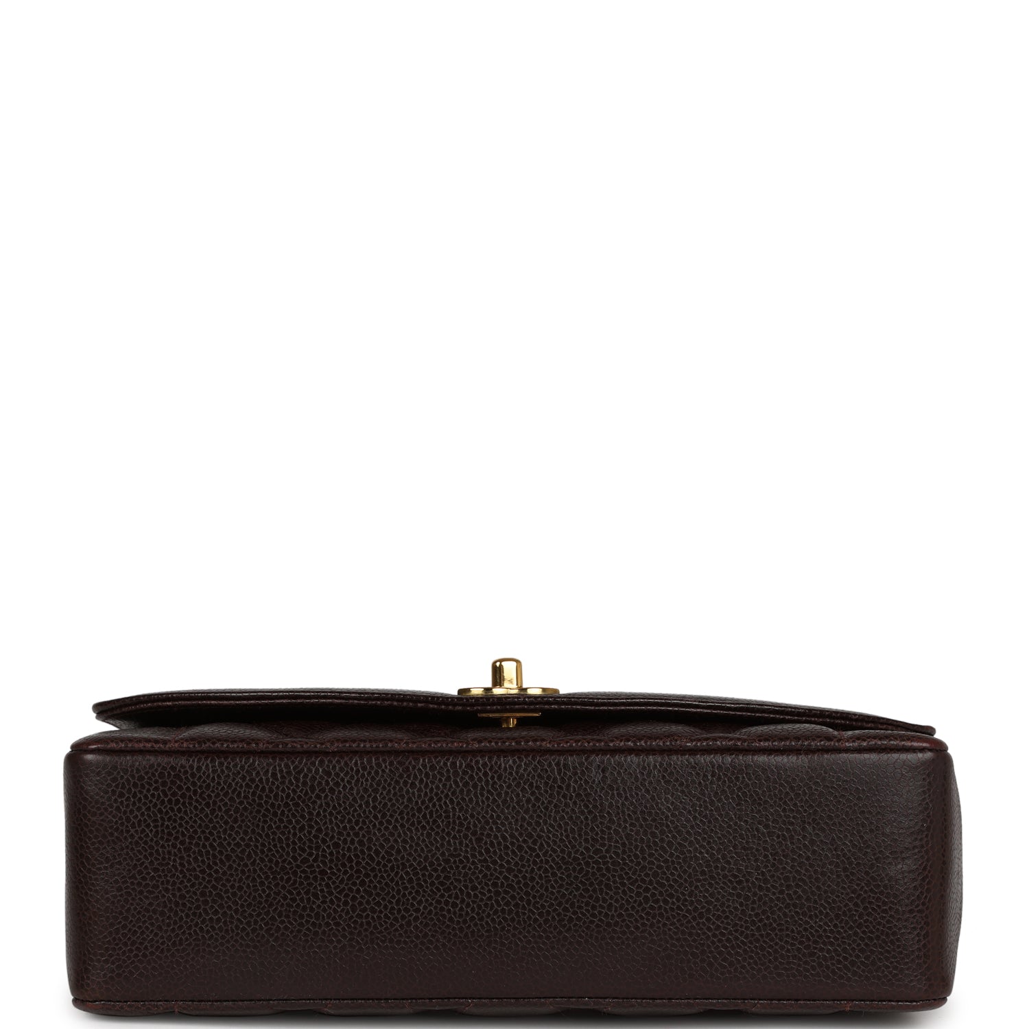 Chanel Vintage Medium Diana Flap Bag Brown Caviar Gold Hardware