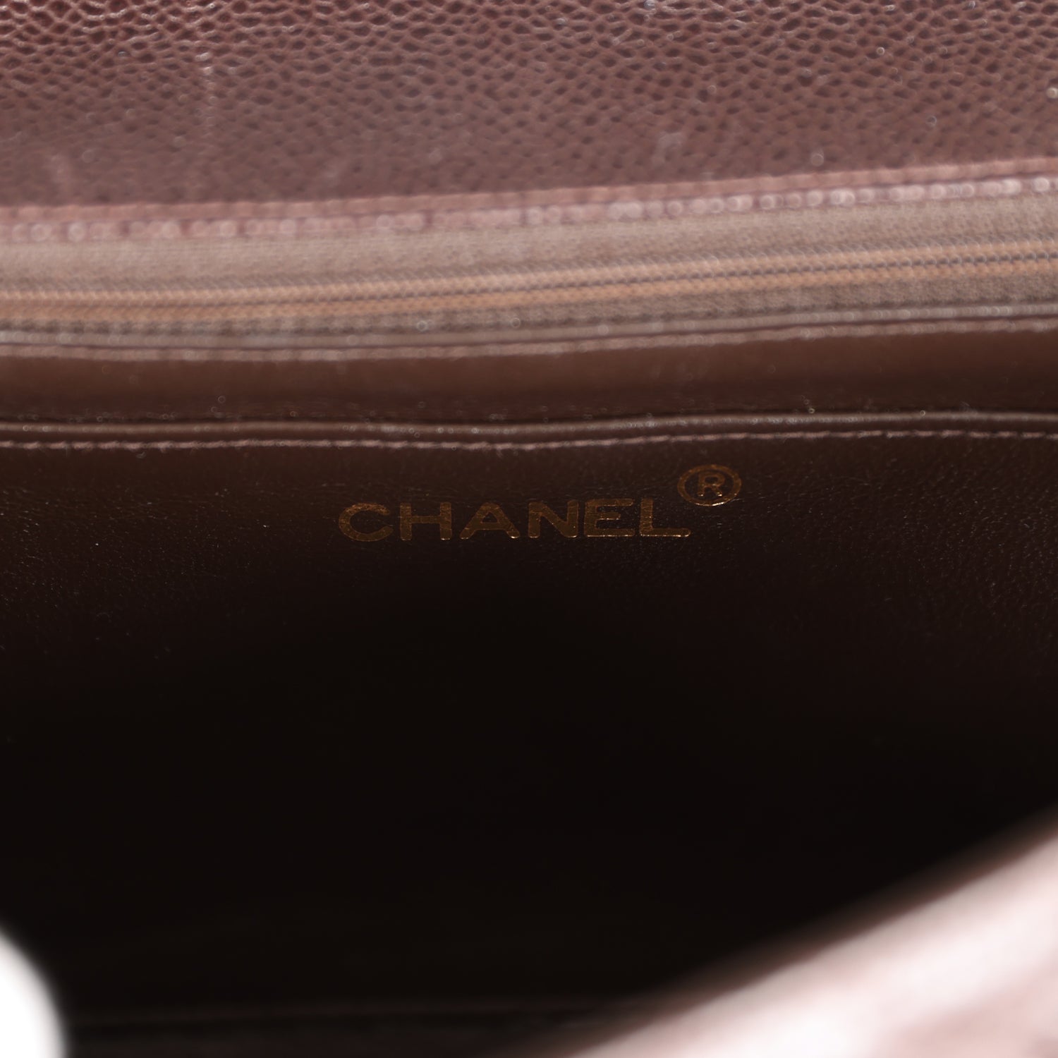 Chanel Vintage Medium Diana Flap Bag Brown Caviar Gold Hardware