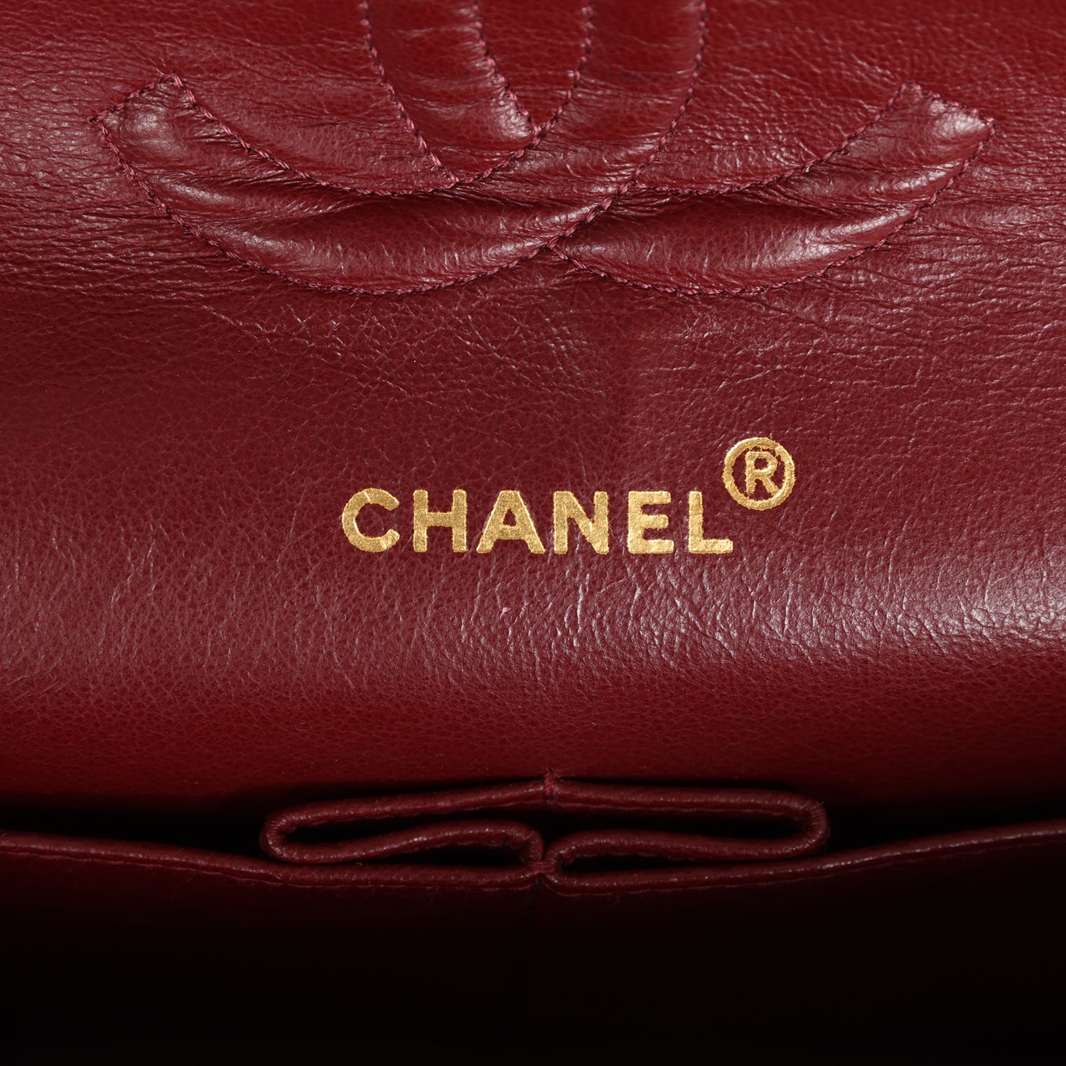 Chanel Vintage Medium Classic Double Flap Black Lambskin Gold Hardware