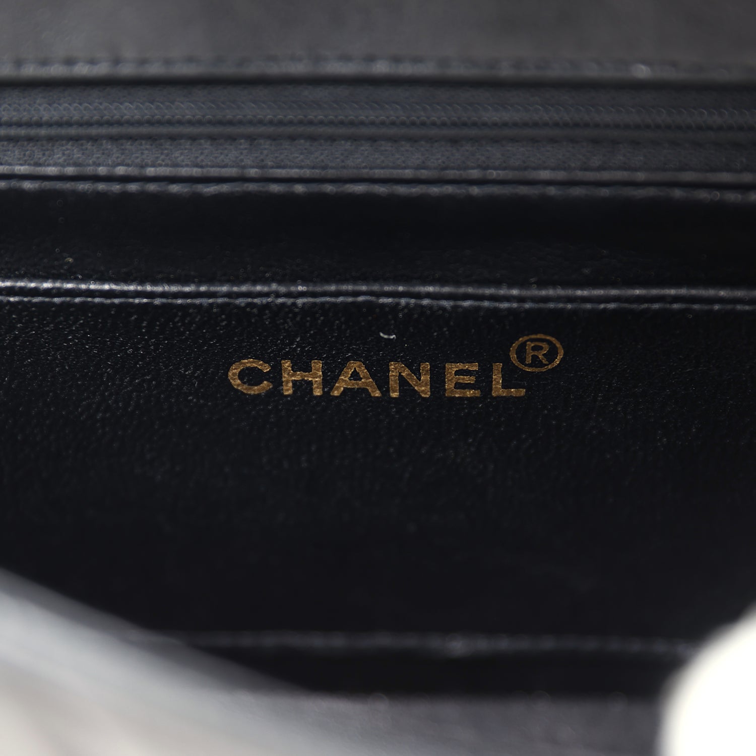 Chanel Vintage Small Diana Flap Bag Black Lambskin Gold Hardware