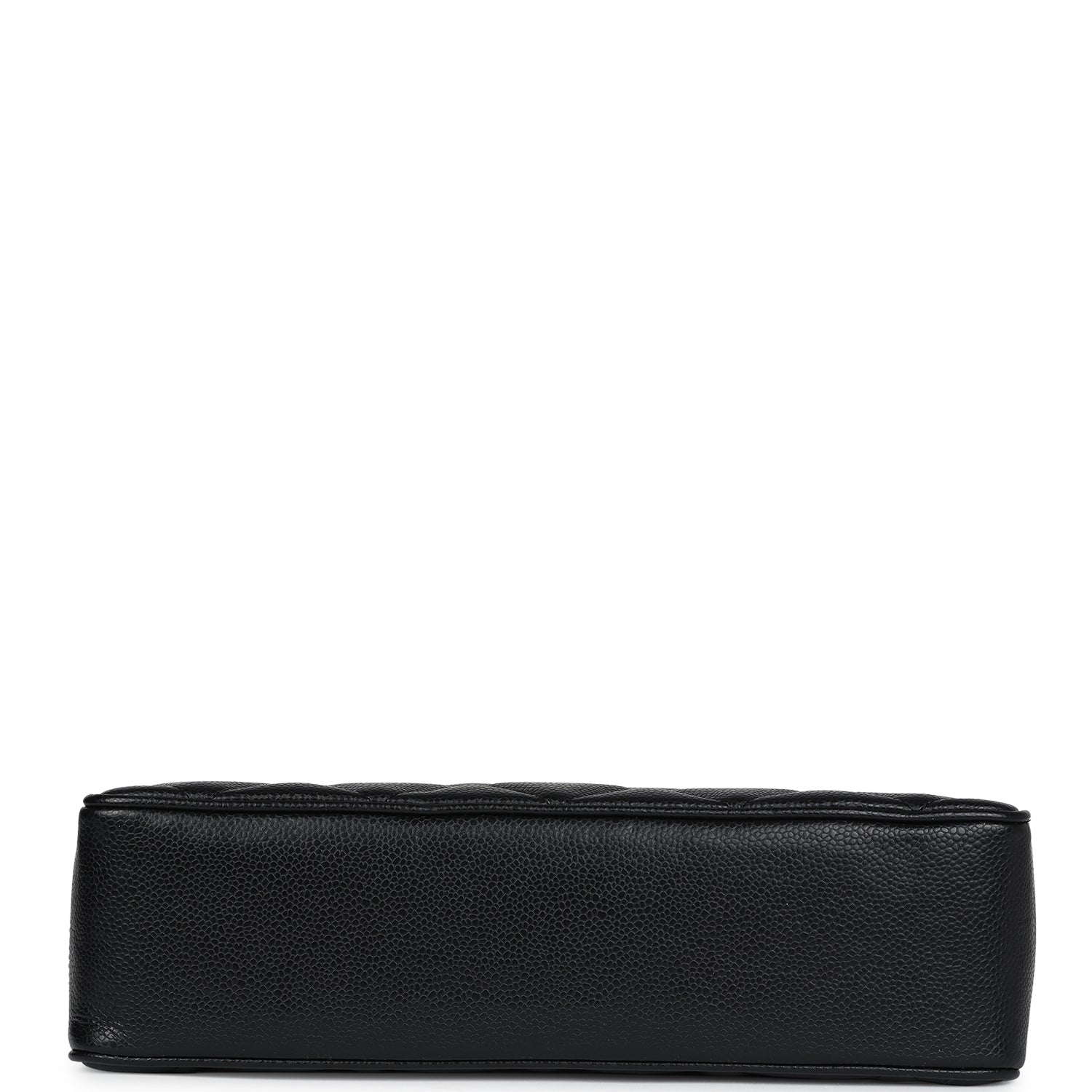 Chanel Vintage Medium CC Turnlock Tote Black Caviar Gold Hardware