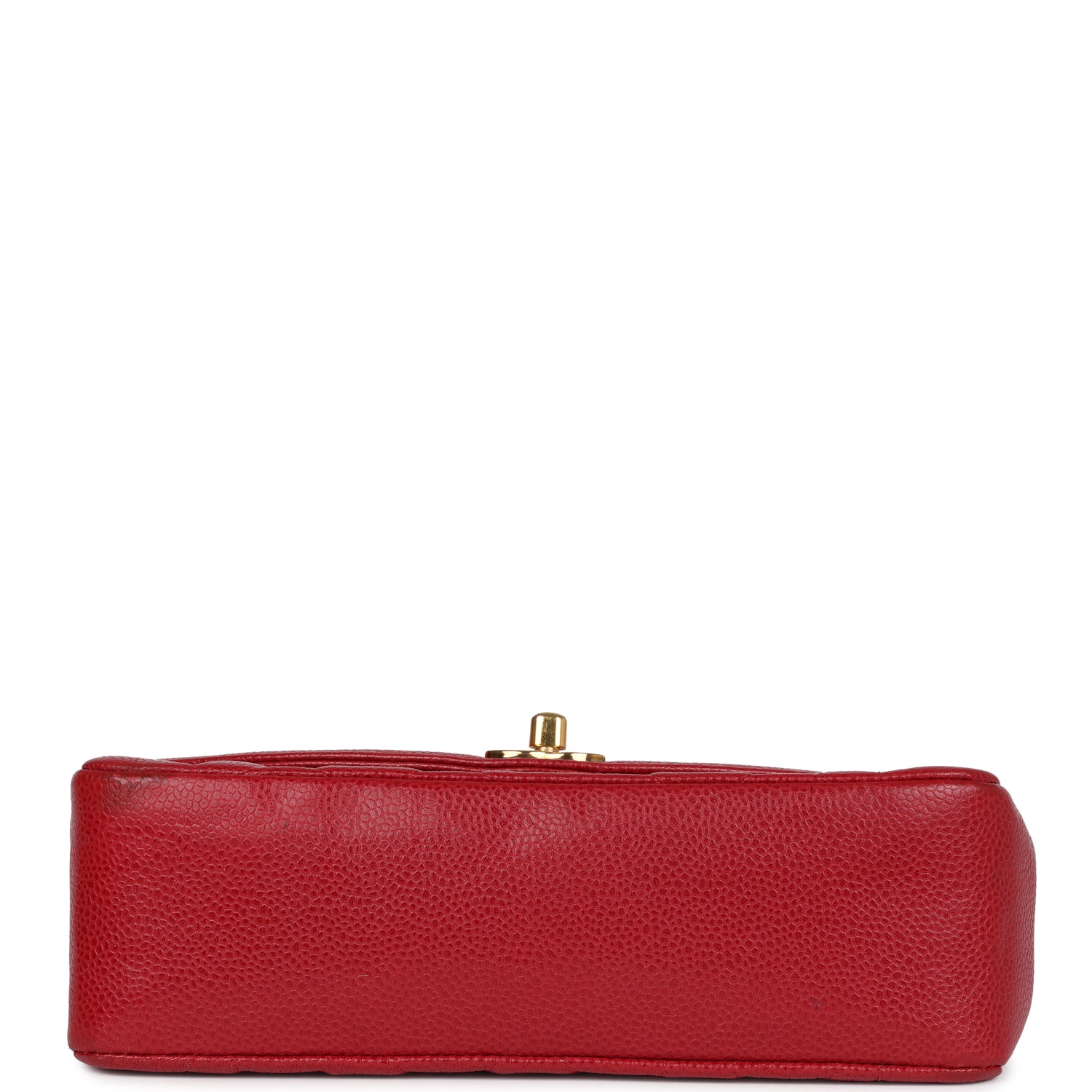 Chanel Vintage Small Diana Flap Bag Red Caviar Gold Hardware