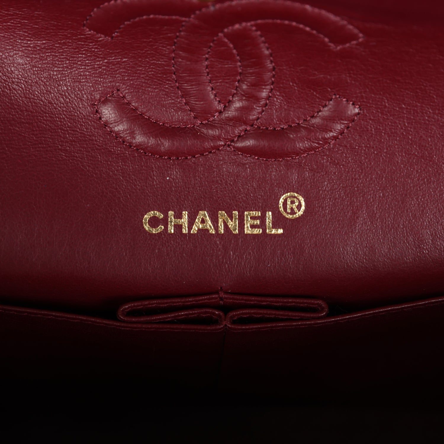 Chanel Vintage Small Classic Double Flap Black Lambskin Gold Hardware