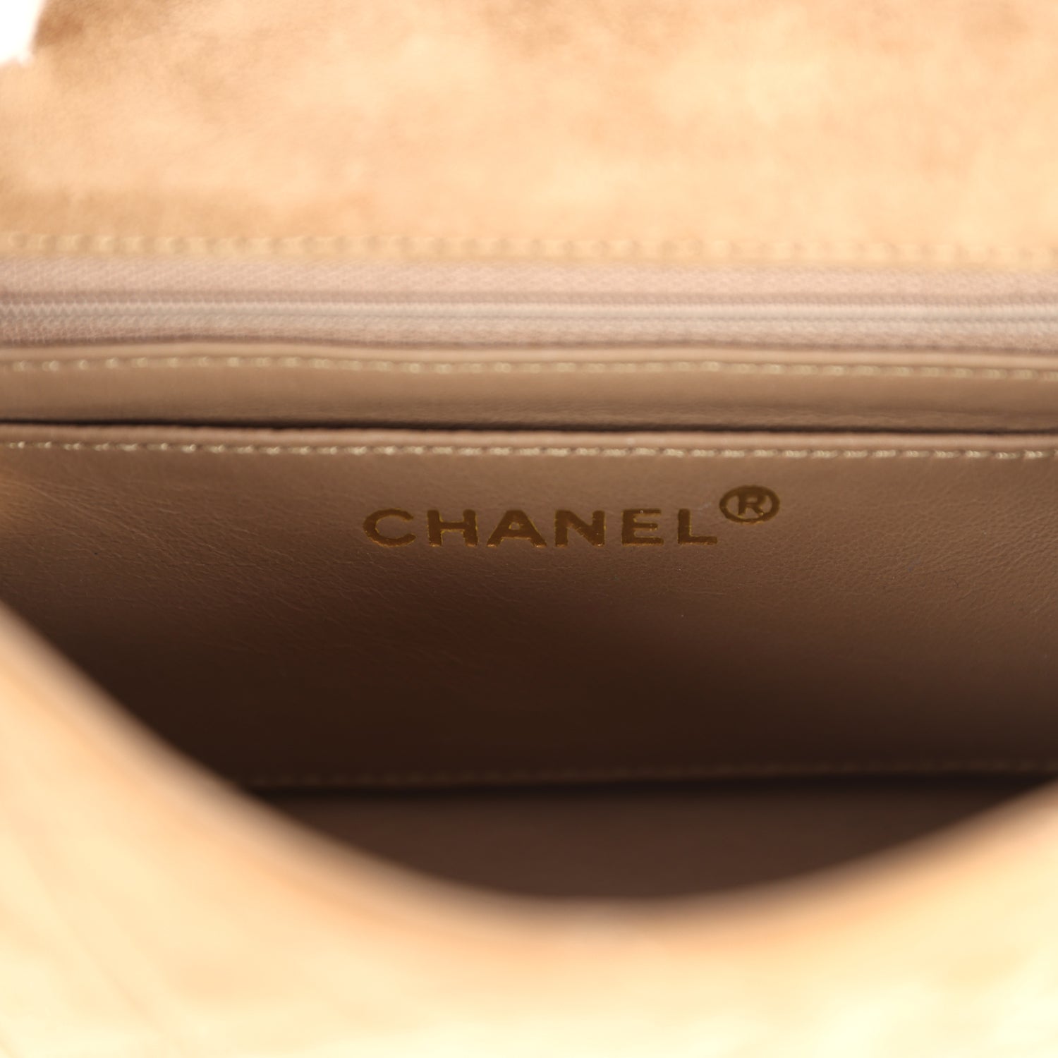 Chanel Vintage Mini Diana Flap Bag Brown Suede Gold Hardware