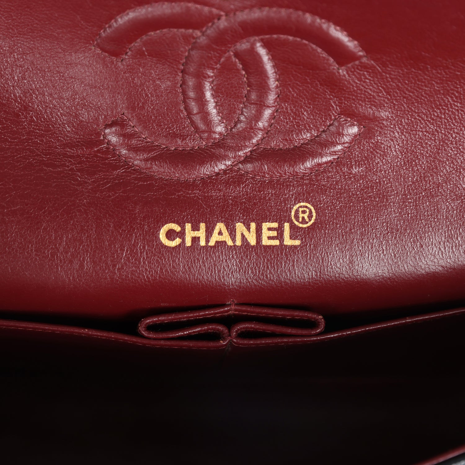 Chanel Vintage Small Classic Double Flap Black Lambskin Gold Hardware