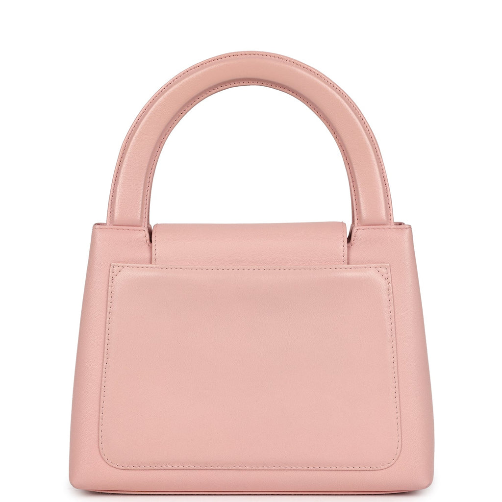 Chanel Vintage Small Kelly Pink Lambskin Gold Hardware