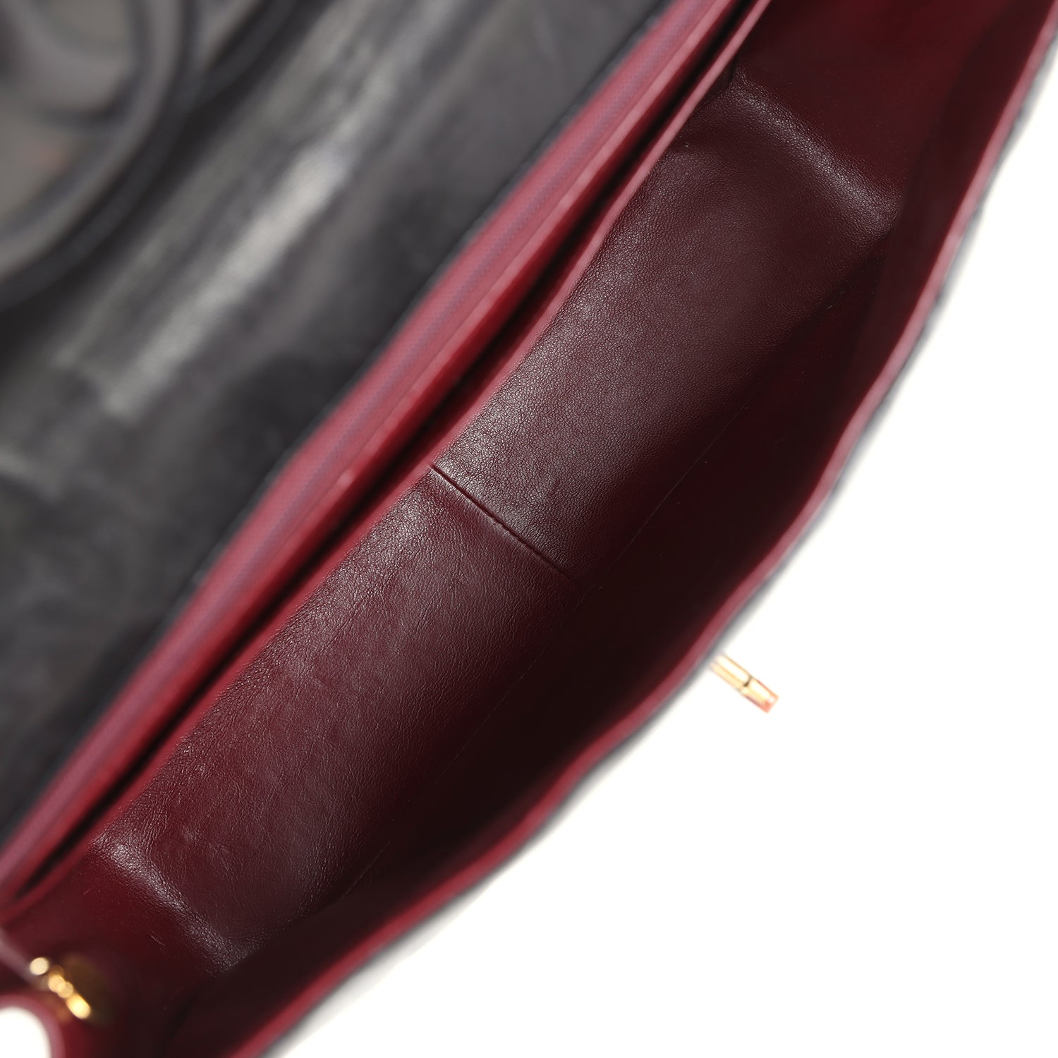 Chanel Vintage Jumbo Single Flap Bag Black Lambskin Tortoiseshell Bakelite Hardware