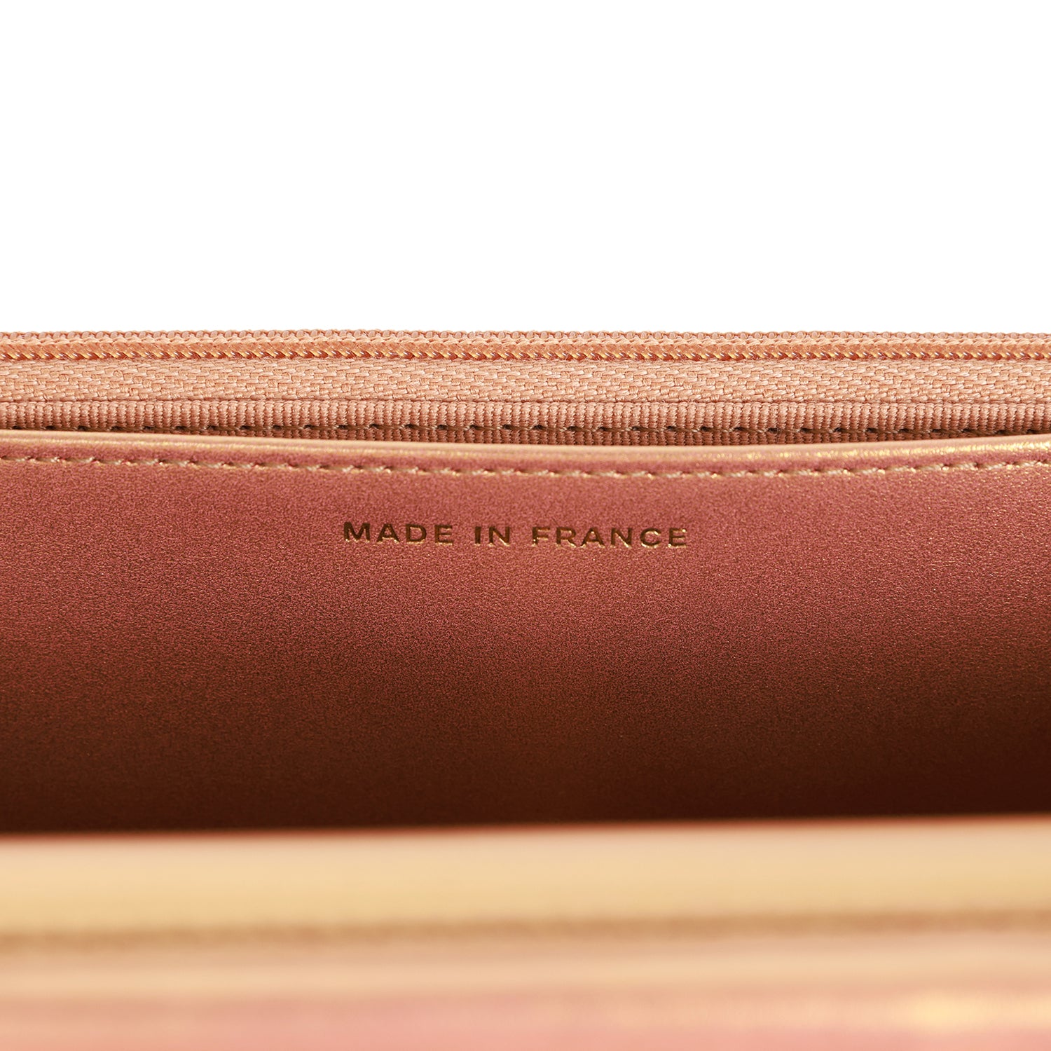 Chanel Wallet on Chain WOC Gold Metallic Calfskin Antique Gold Hardware