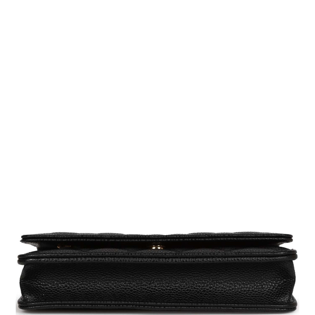 Chanel Wallet on Chain WOC Black Caviar Gold Hardware