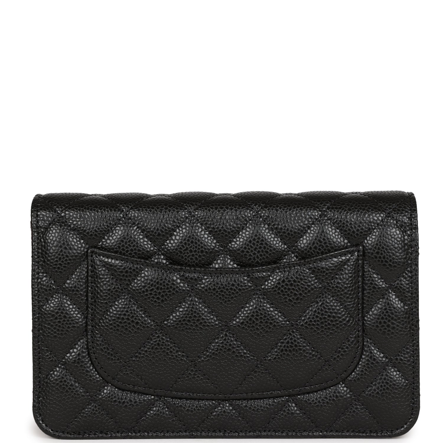 Chanel Wallet On Chain WOC Black Caviar Gold Hardware