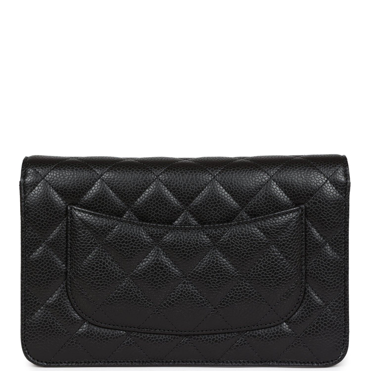 Chanel Wallet On Chain WOC Black Caviar Gold Hardware