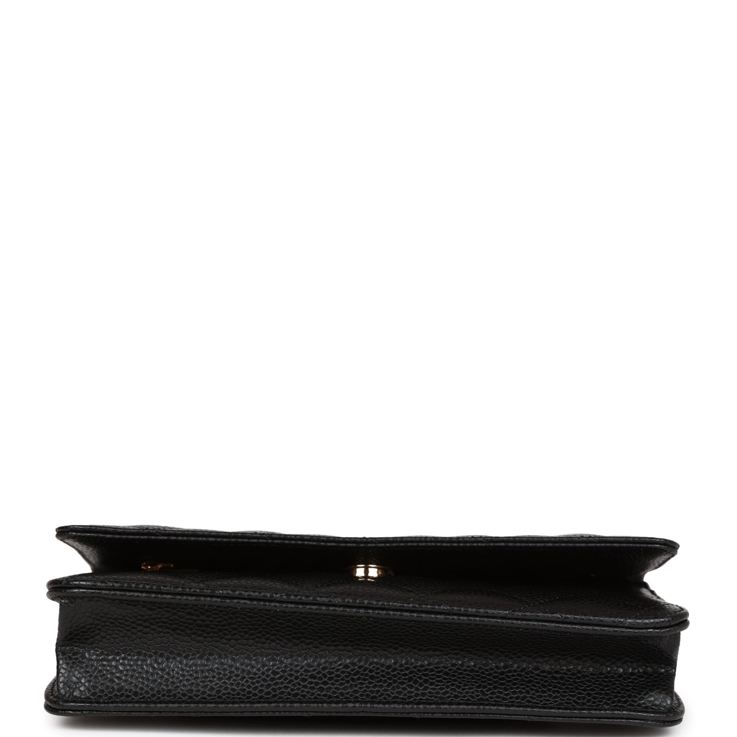 Chanel Wallet On Chain WOC Black Caviar Gold Hardware