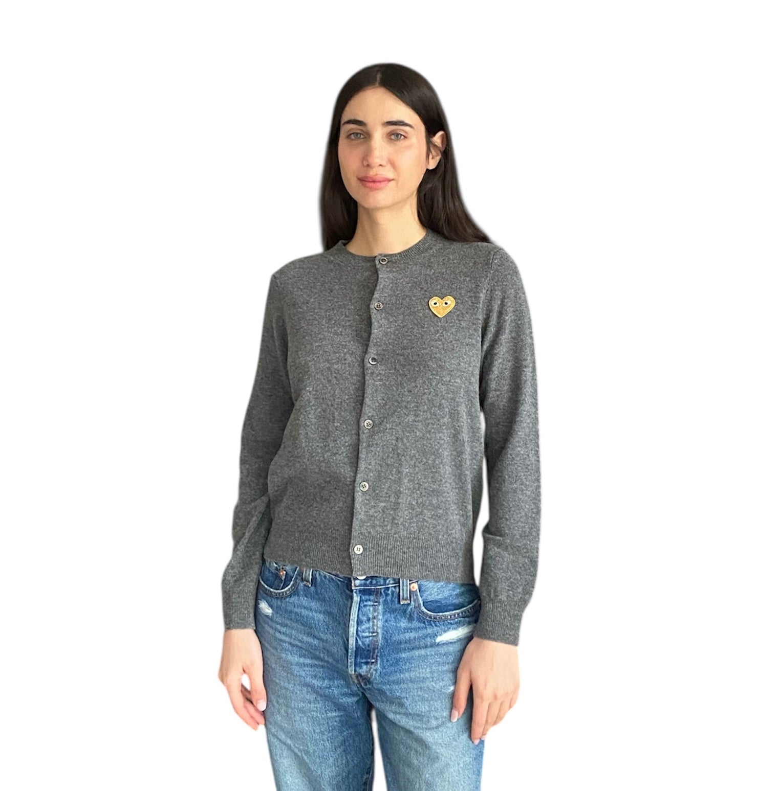 Comme Des Garçons (CDG) Play Grey igan - L