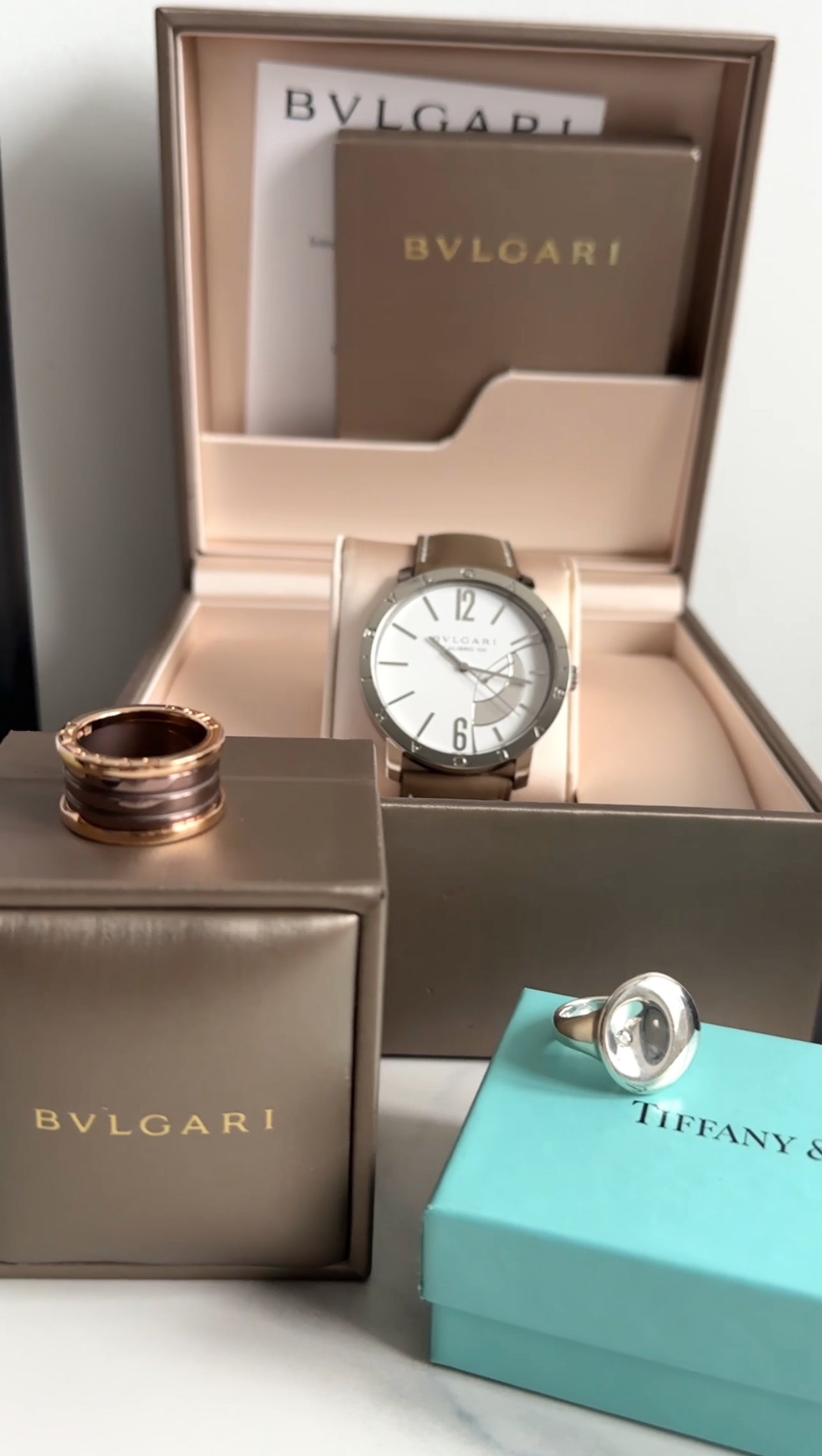 Bvlgari Calibro 43mm Stainless Power Reserve Watch 101870